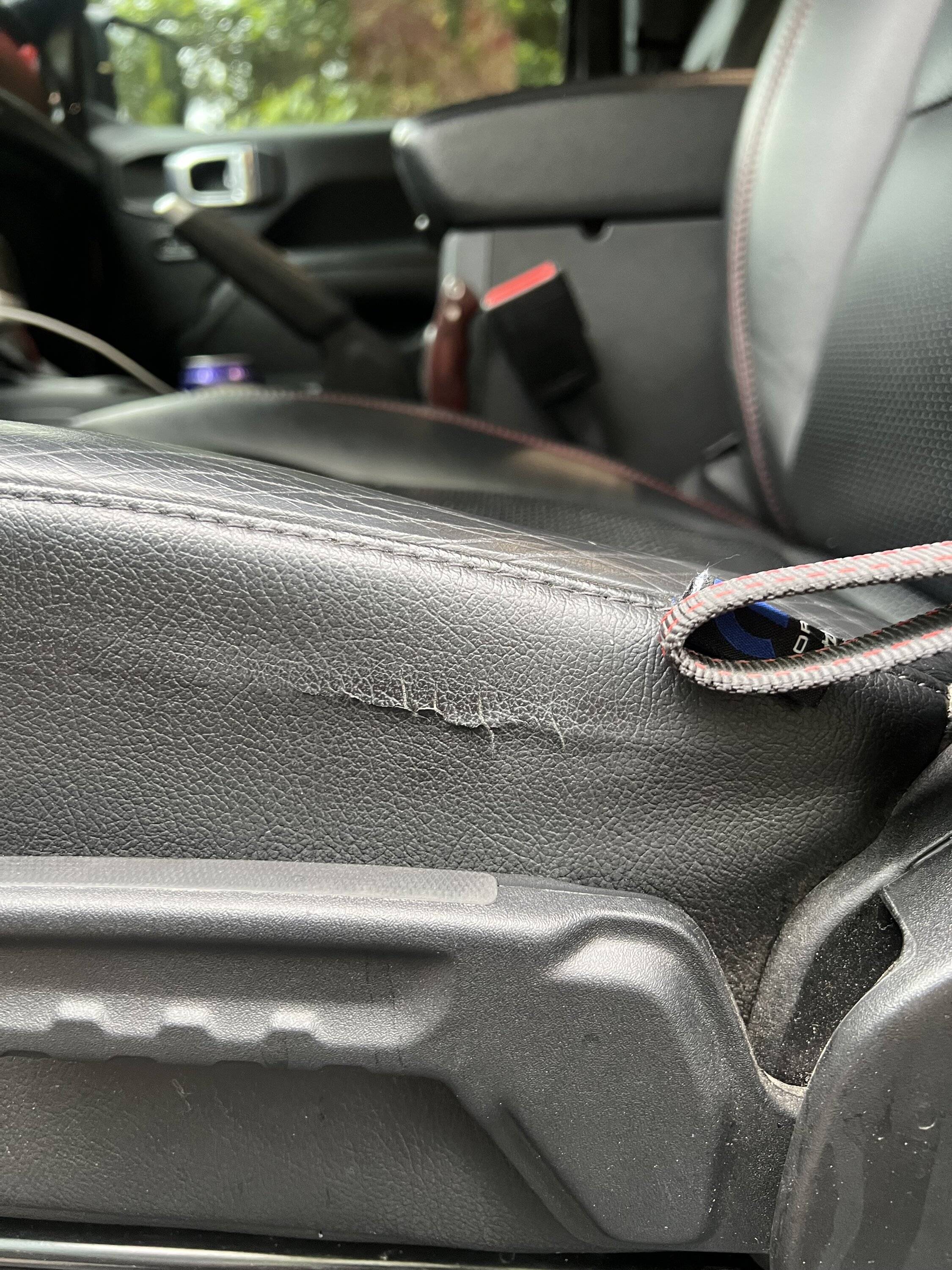 Jeep Wrangler JL Seat Ripping After 25K Miles IMG_6264