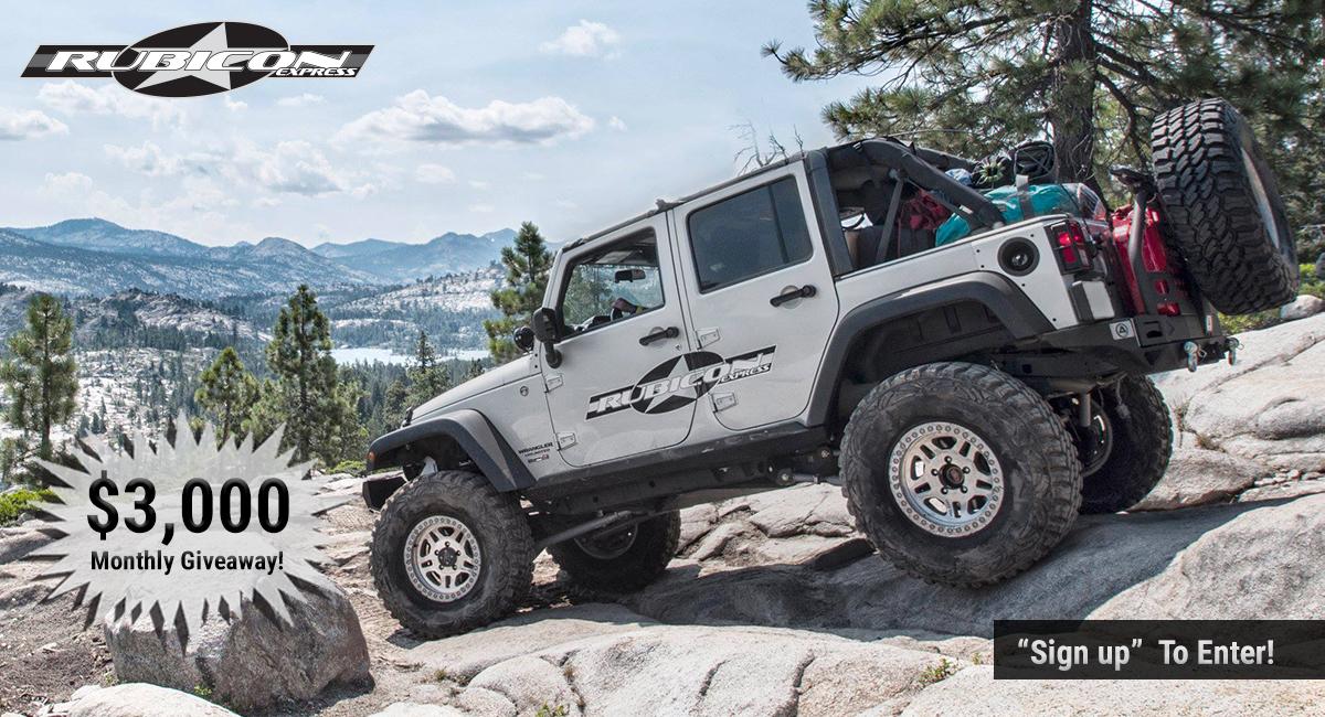 Jeep Wrangler JL Monthly Giveaway! RubiconExpressGiveaway