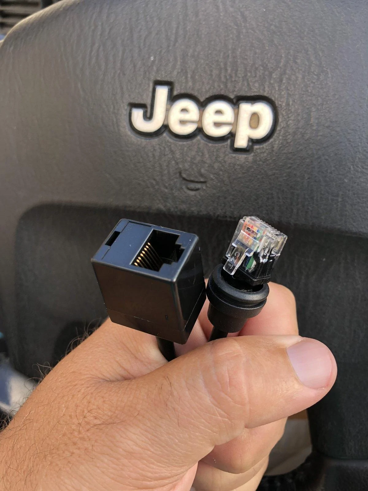 Jeep Wrangler JL GMRS antenna mounting 087C657E-BF34-45A2-82ED-570367824E9B