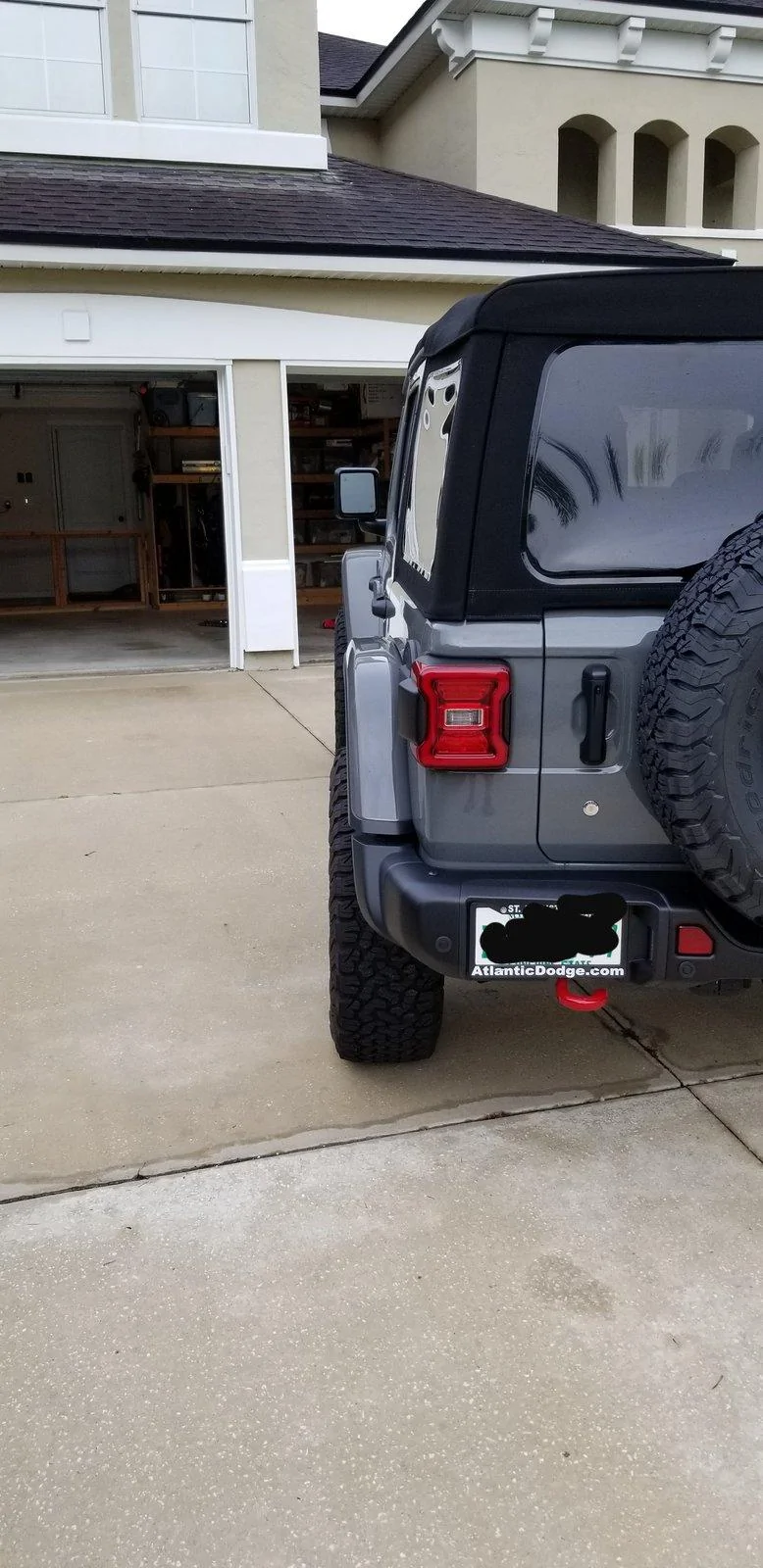Jeep Wrangler JL Wheel spacers on a Rubicon 20180731_112456
