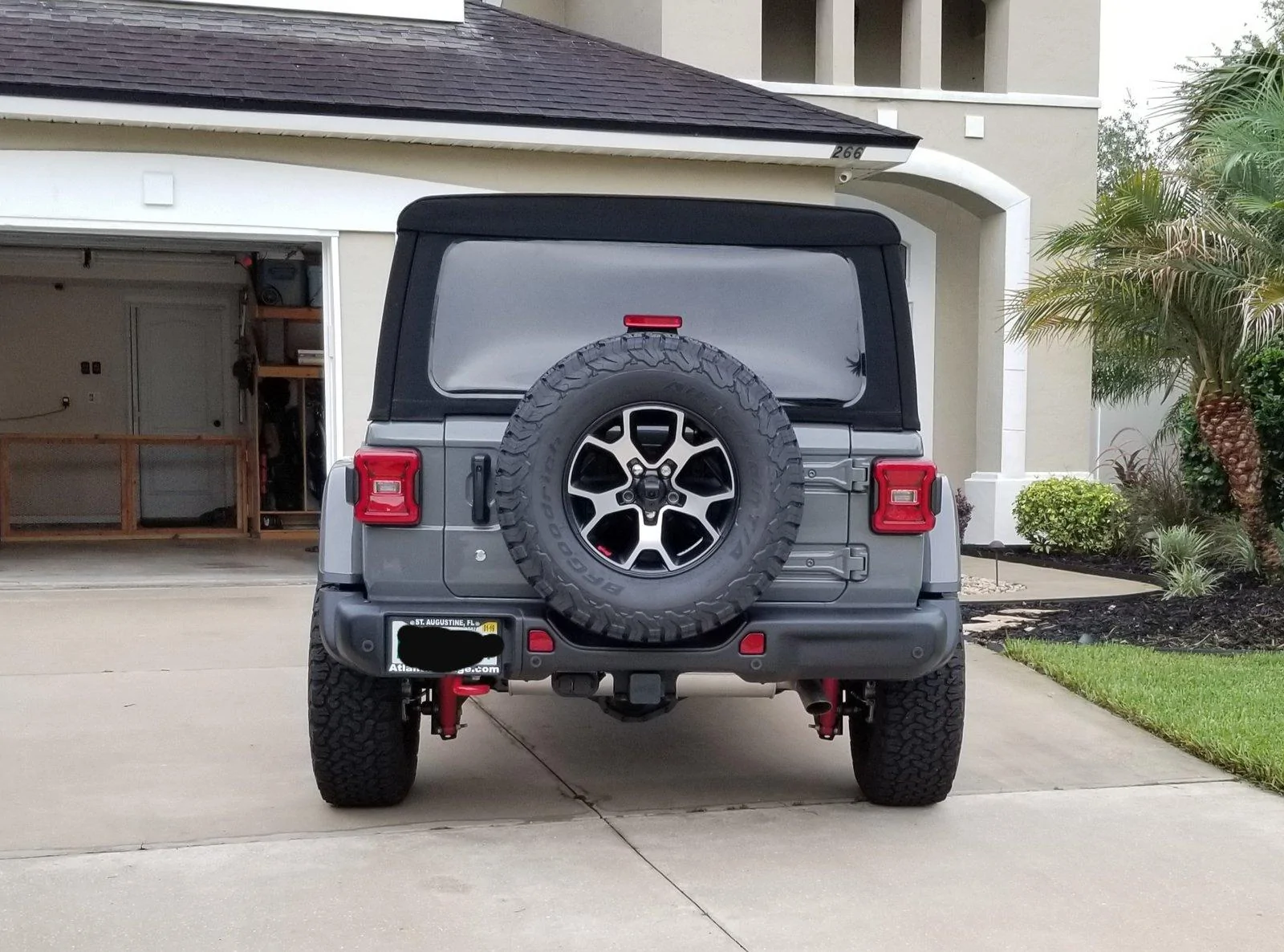 Jeep Wrangler JL Wheel spacers on a Rubicon 20180731_112404