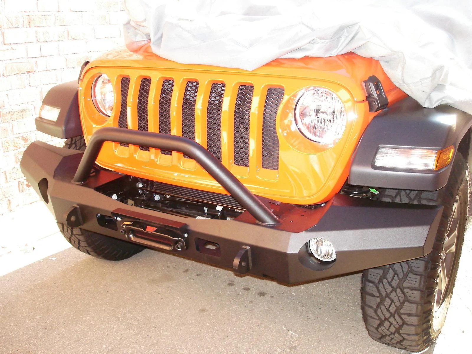 Jeep Wrangler JL Warn Elite JL Full Width Front Bumper! DSC00111