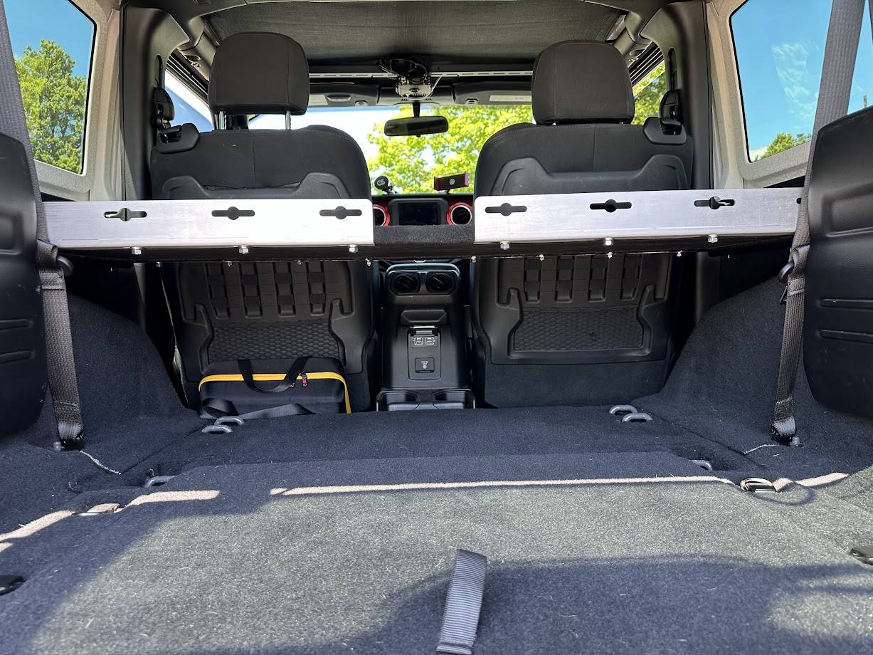 Jeep Wrangler JL Stroage solutions for 2 Door JL IMG_3538