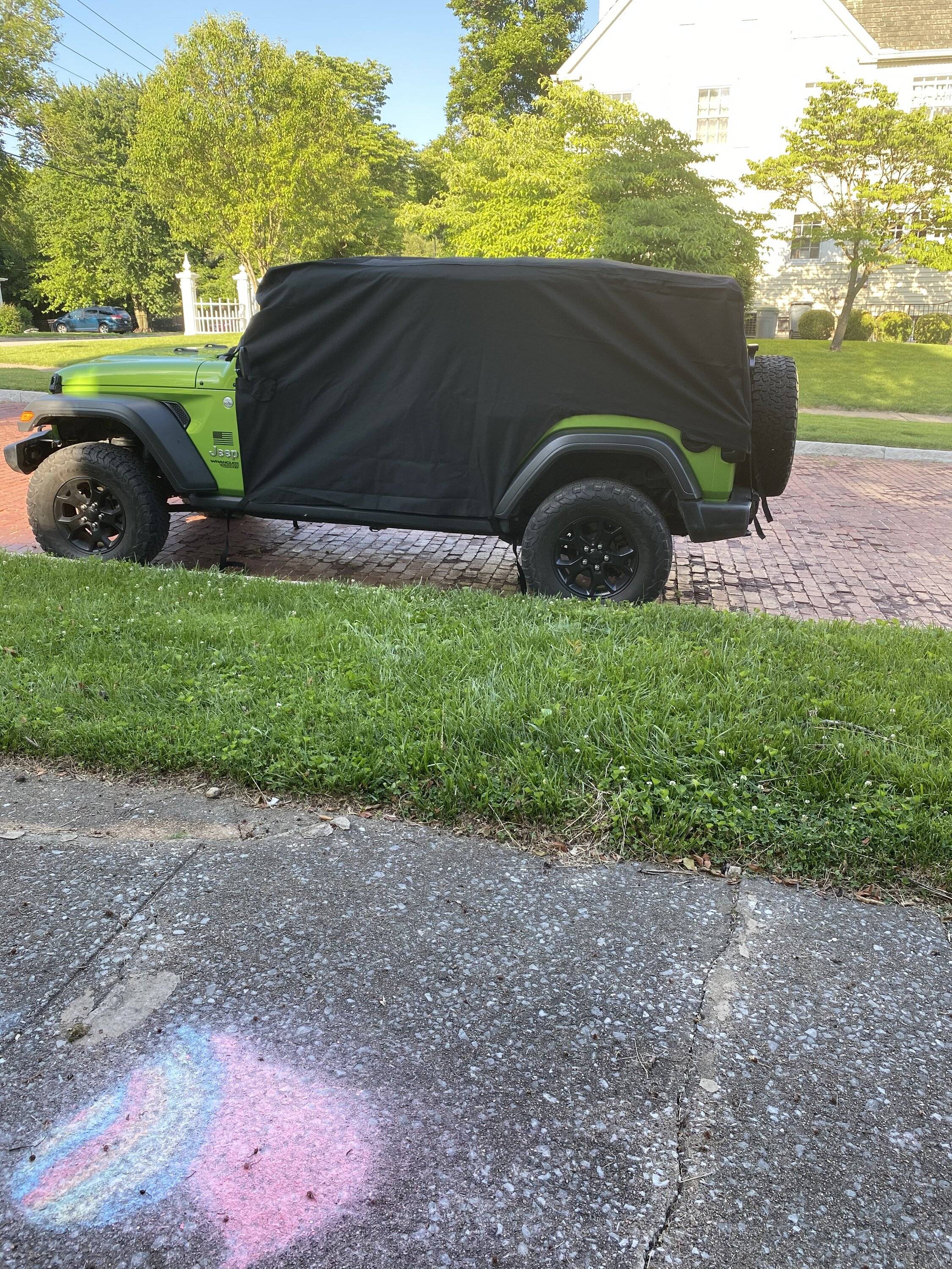 Jeep Wrangler JL Raingear cover. IMG_0960