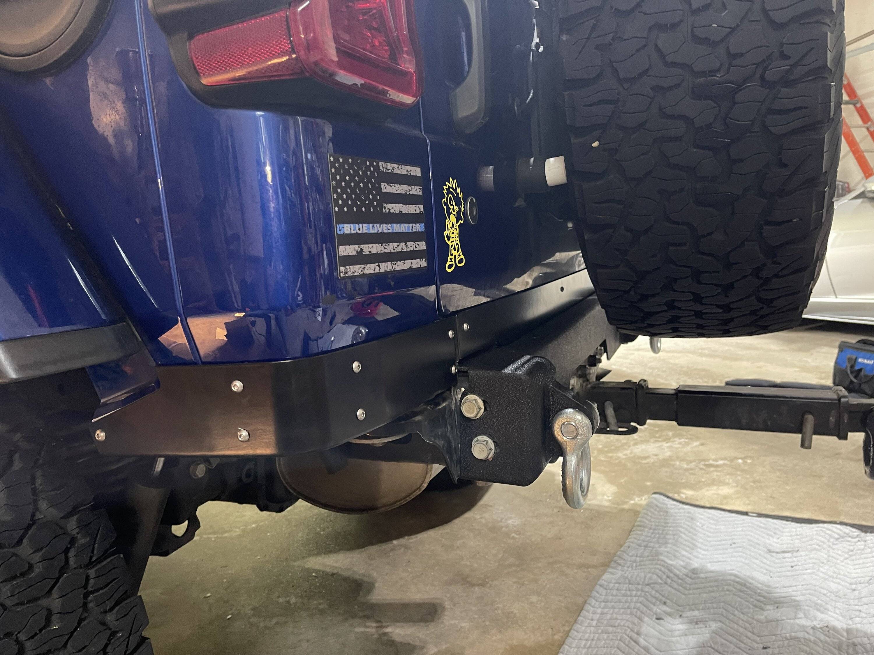 Jeep Wrangler JL Fishbone Stubby bumper / bumper delete IMG_5317