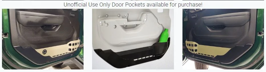 Jeep Wrangler JL full length door pockets? door pockets