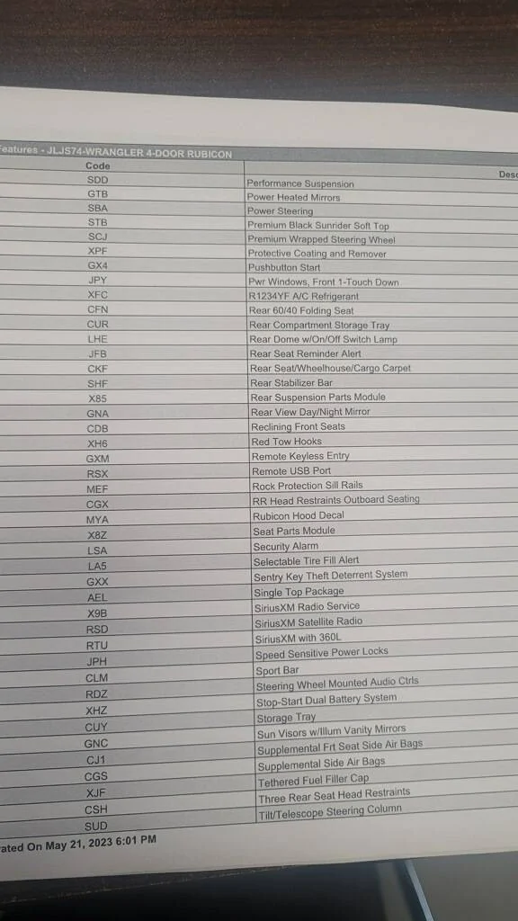 Jeep Wrangler JL Latest 2024 Jeep Wrangler Order Guide & Pricing List (JL/JLU) - Updated Monthly imagejpeg_0