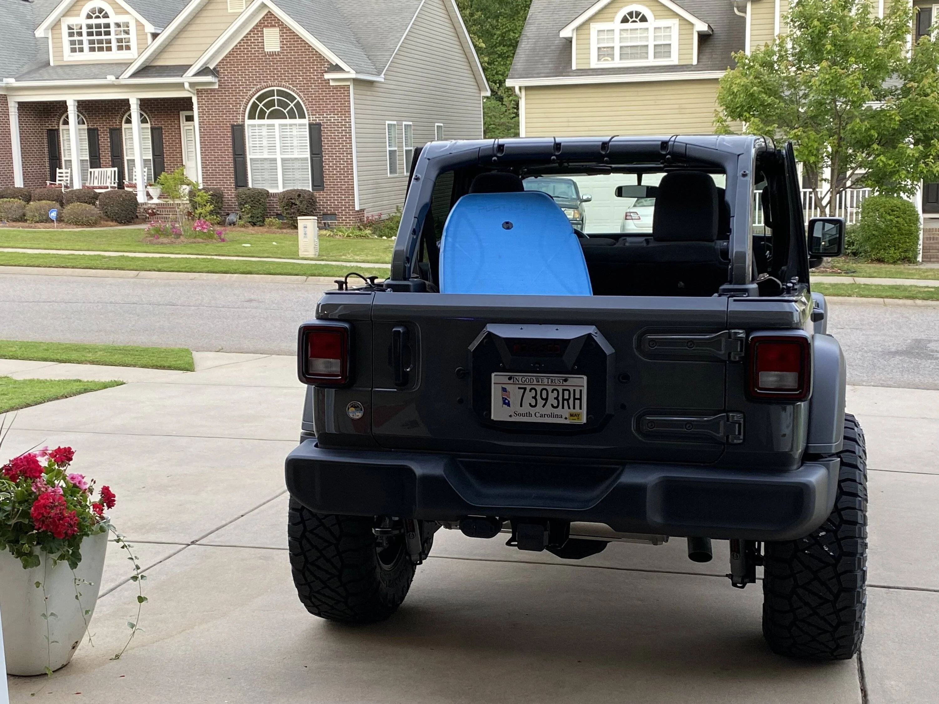 Jeep Wrangler JL Stock to Rock in less than a week !  Factory half doors and spare tire delete kit and f!!  Completely pumped !! So much fun ! img_3999-jpeg