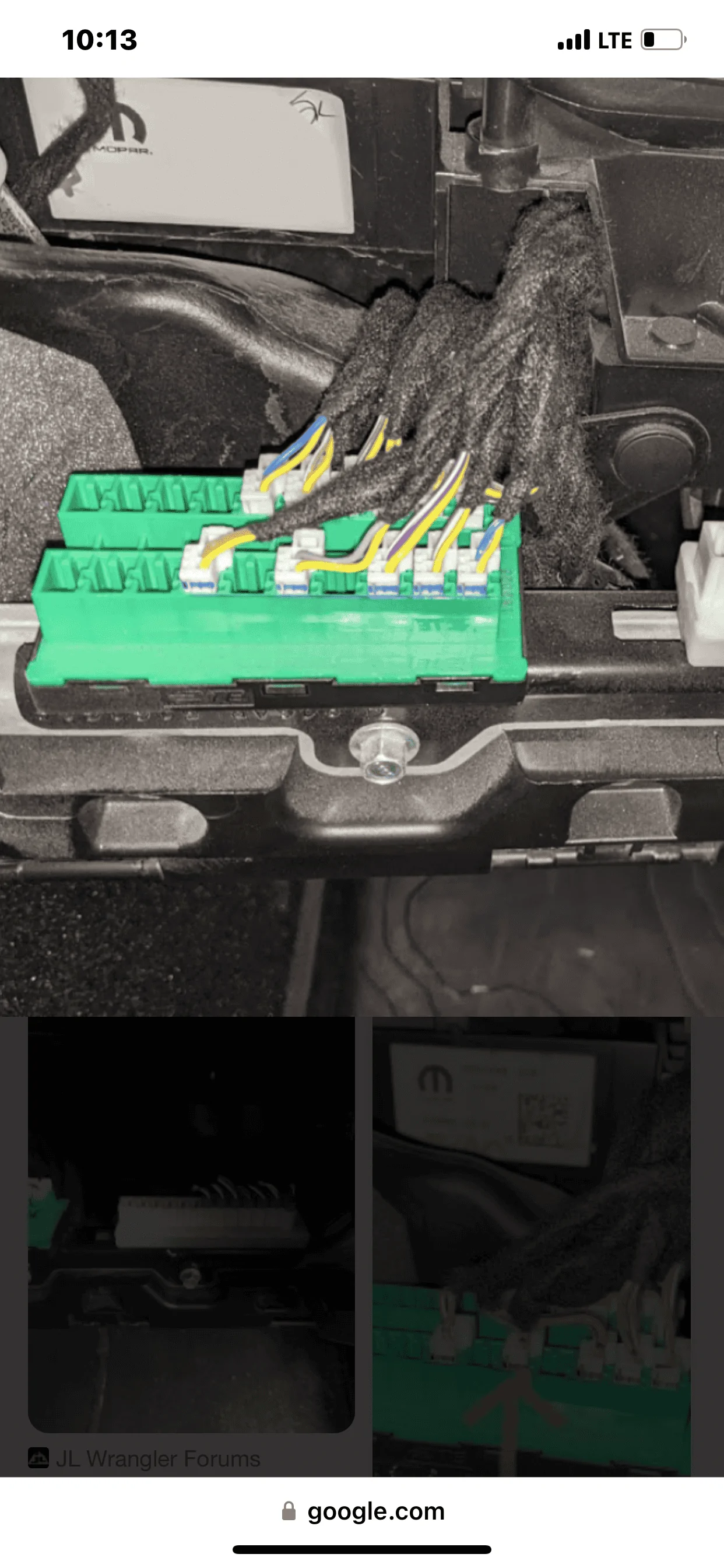Jeep Wrangler JL Can bus c located behind glove box DE3E1449-E8A3-465C-8C8C-35A2E03D19D7