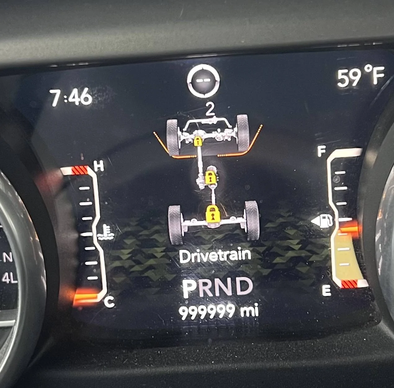 Jeep Wrangler JL Lock symbols on powertrain. jl_drivetrain_lock_icon