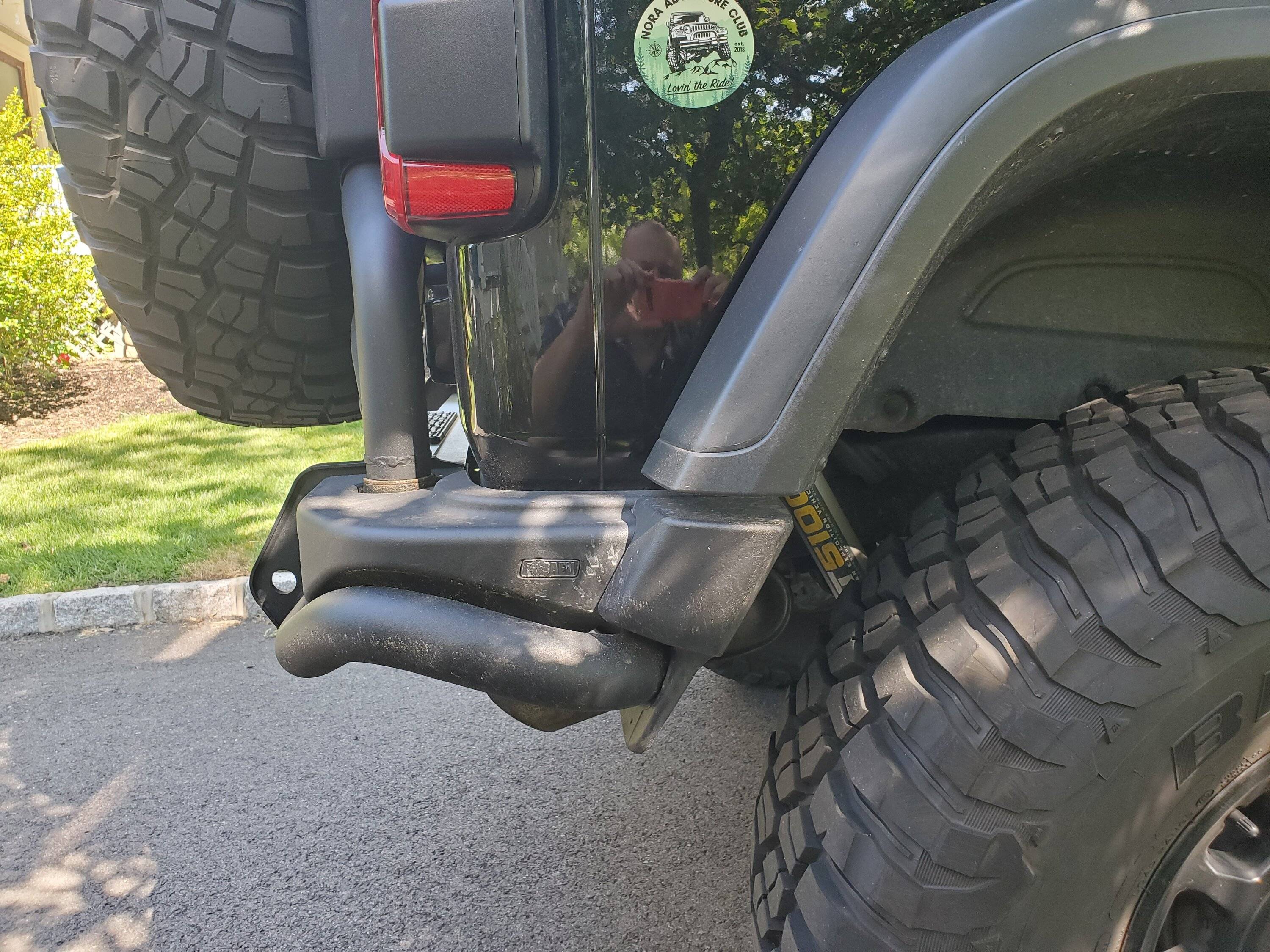 Jeep Wrangler JL Rear bumper full width/full wrap around suggestions? 20230525_093026