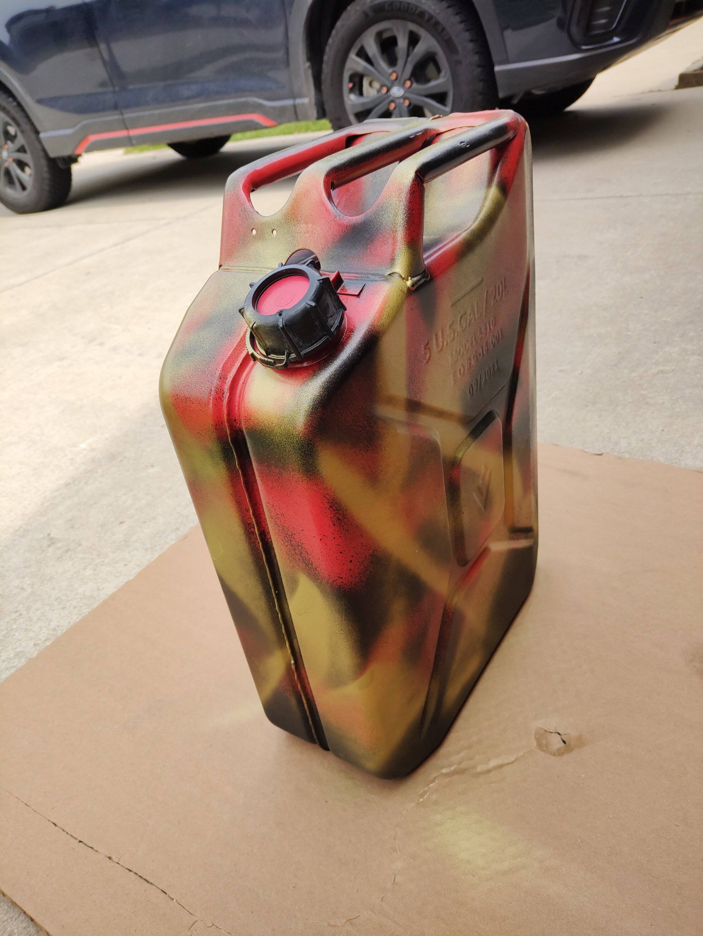 Jeep Wrangler JL Fender Mounted Fuel Can Holder IMG_20230527_114239337