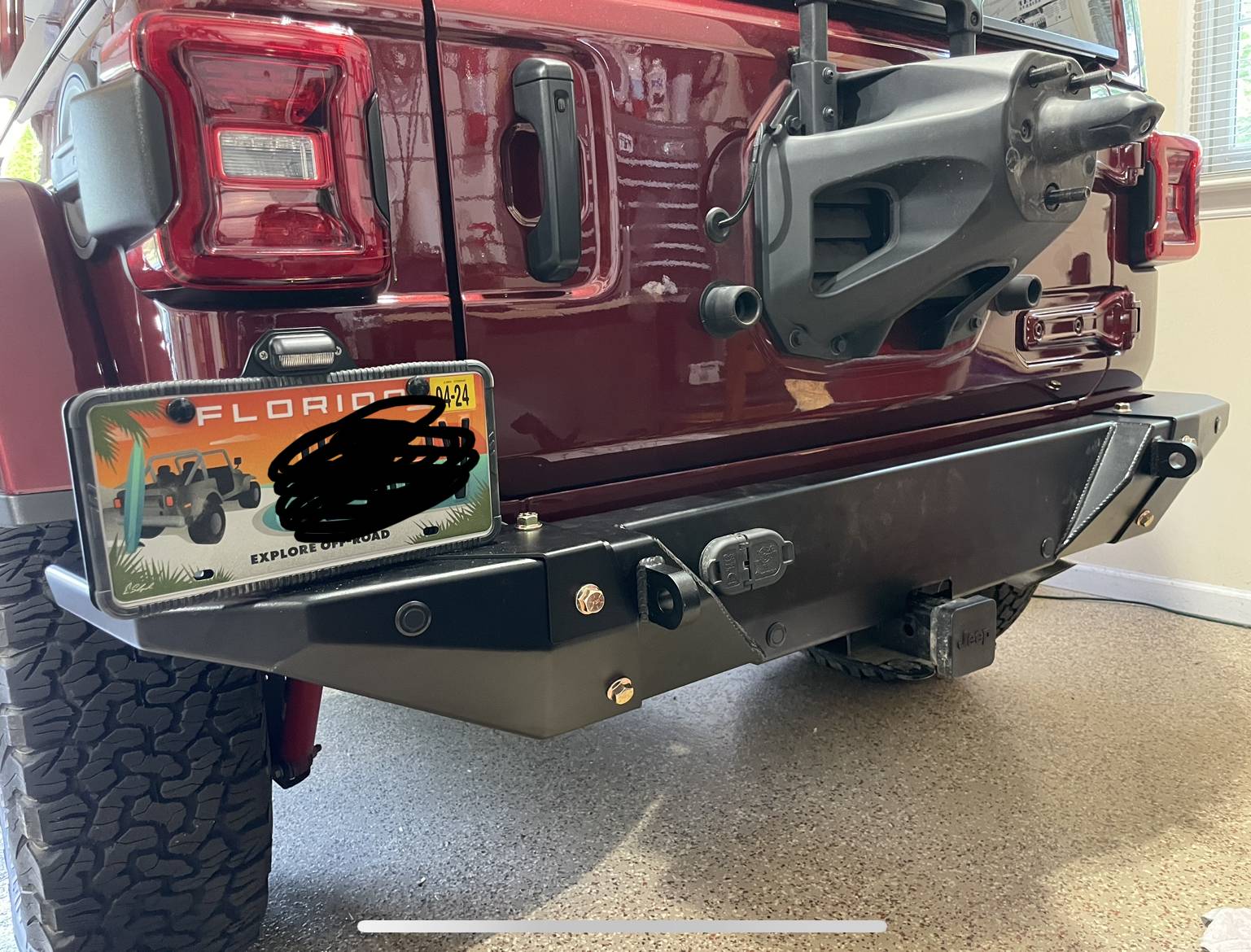 Jeep Wrangler JL Metalcloak Full Width Rear Bumper Install Notes IMG_4589
