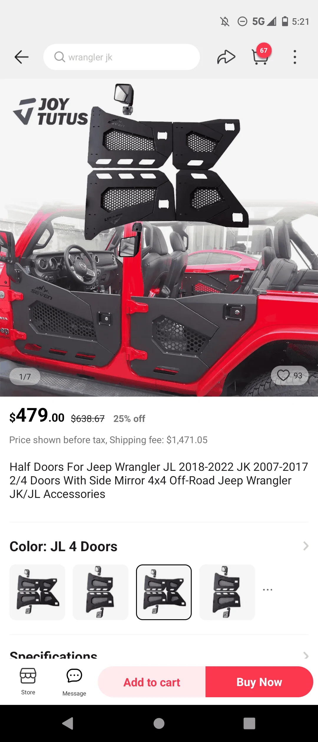 Jeep Wrangler JL Can someone explain this one to me? Screenshot_20230531-172141