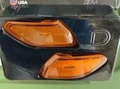 Jeep Wrangler JL LED Front Side Marker Lights; Amber Amber Side Markers