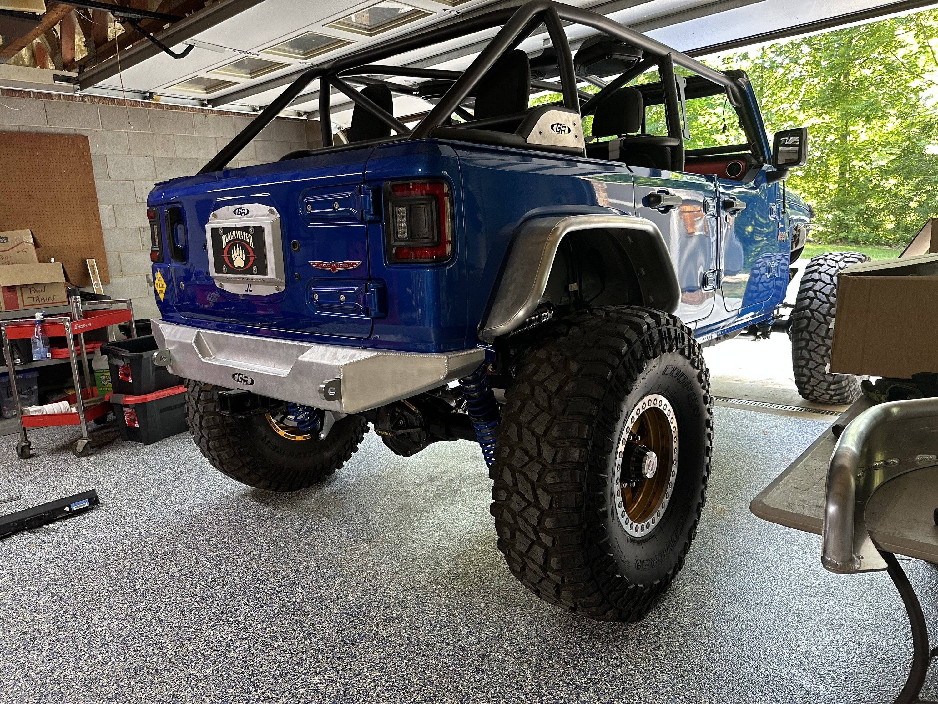 GenRight Aluminum Rear Bumper and Fenders Install | Jeep Wrangler ...