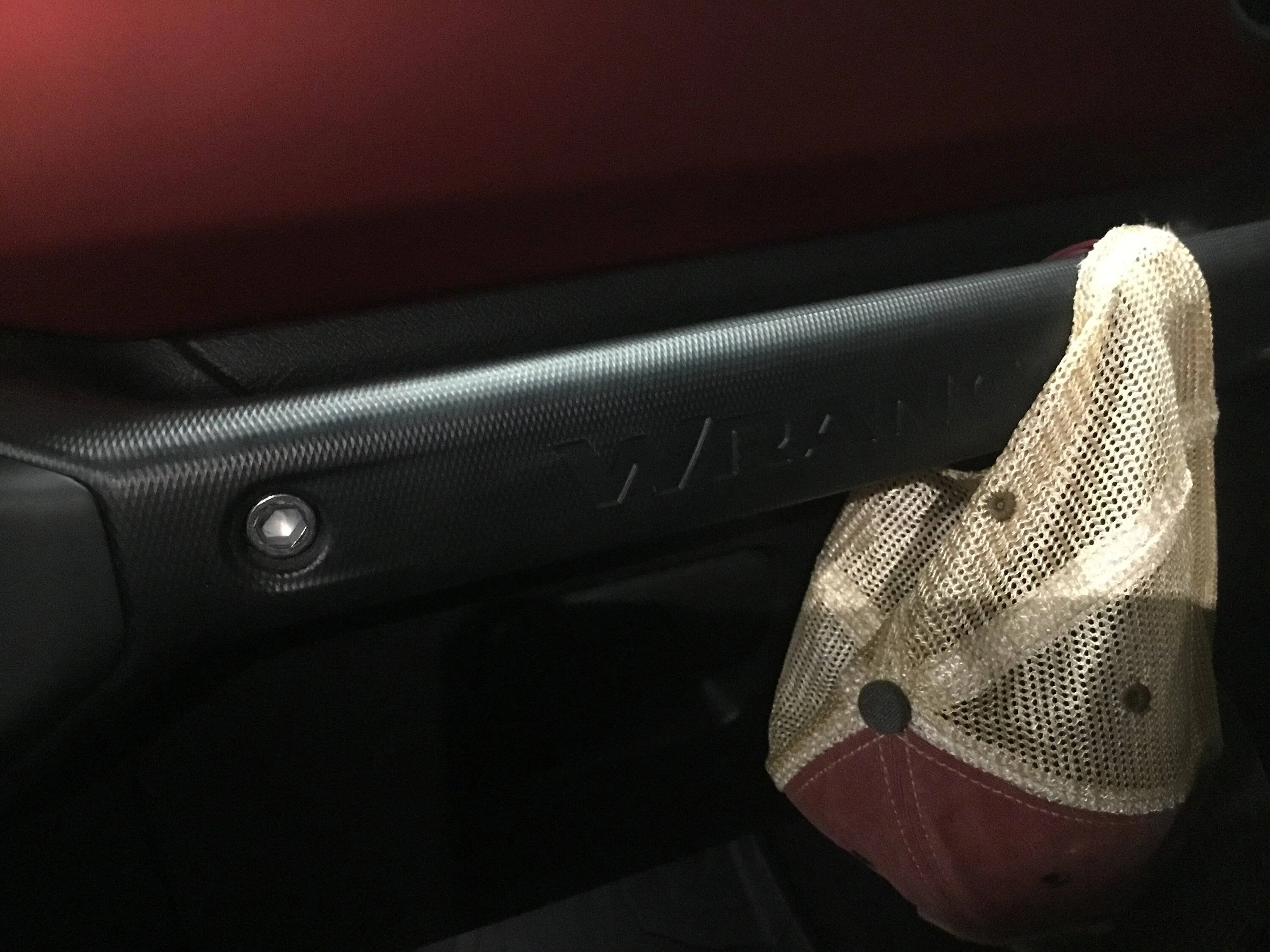 Jeep Wrangler JL Fake Dash Grab Handle Bolts. imag