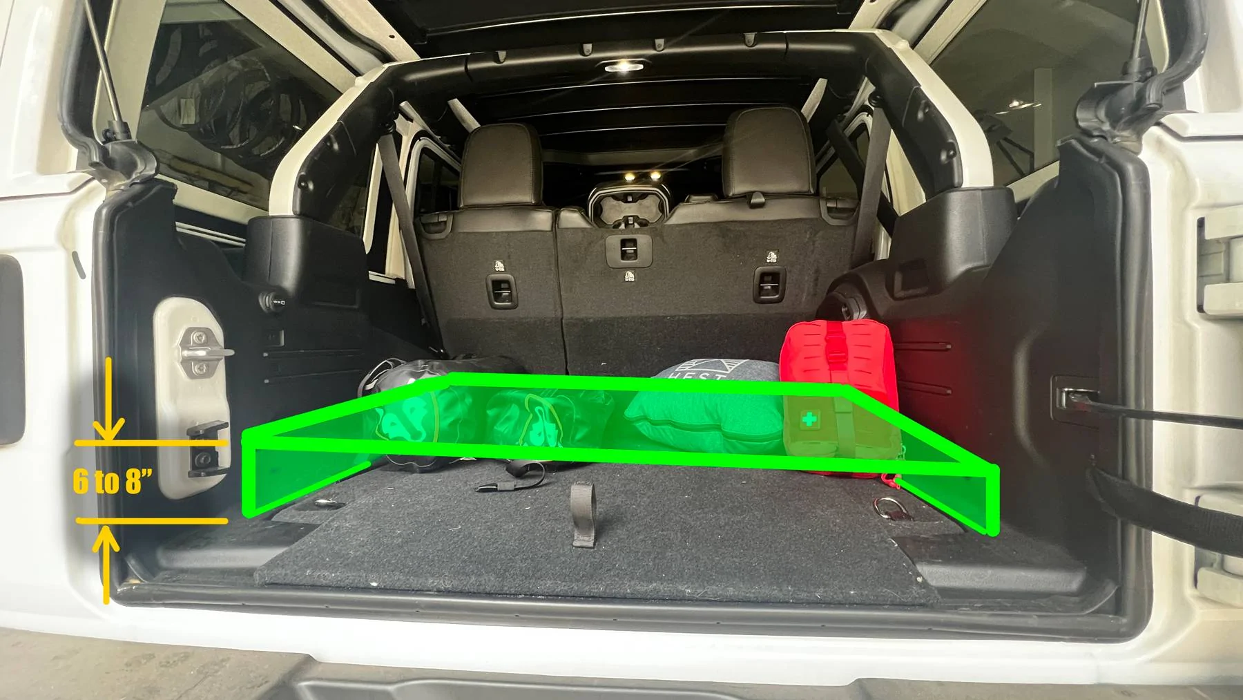 Jeep Wrangler JL Back storage ideas jeep-rack