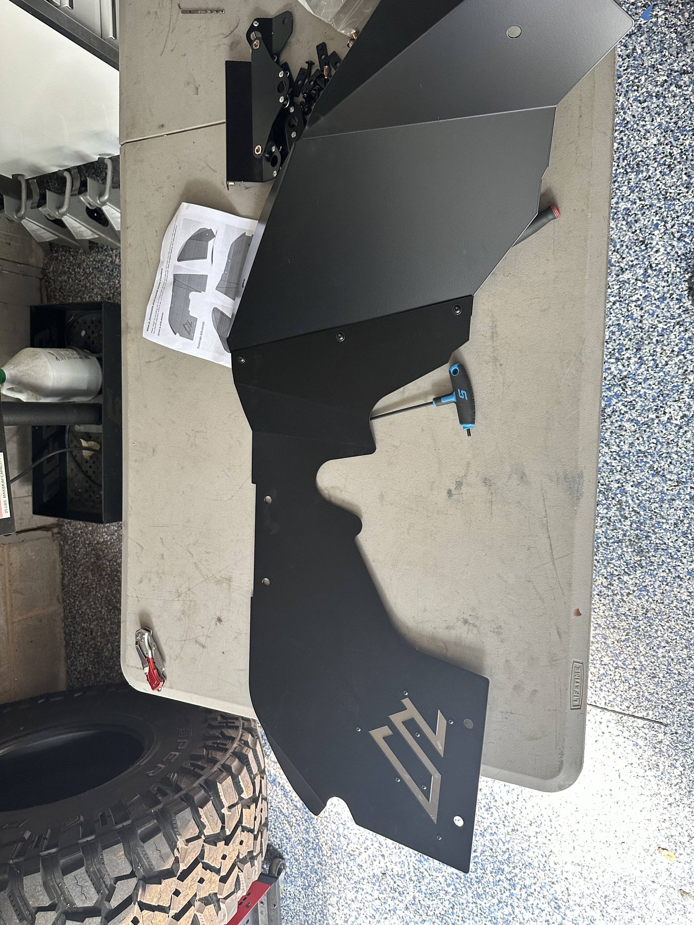 Jeep Wrangler JL AAL Quick Release Fender Liners Install IMG_9554