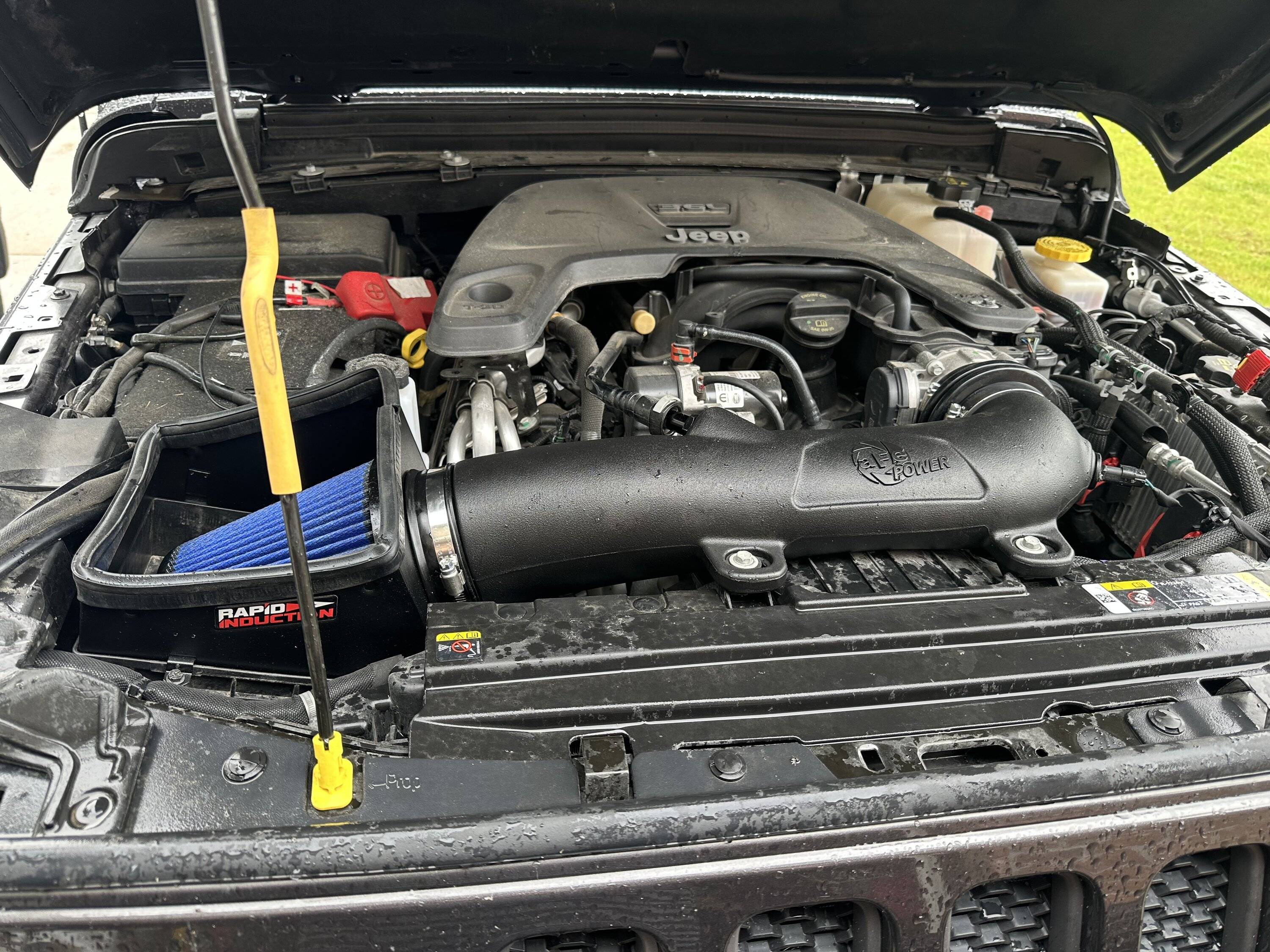 Jeep Wrangler JL aFe Rapid induction cold air intake for 3.6 IMG_1195