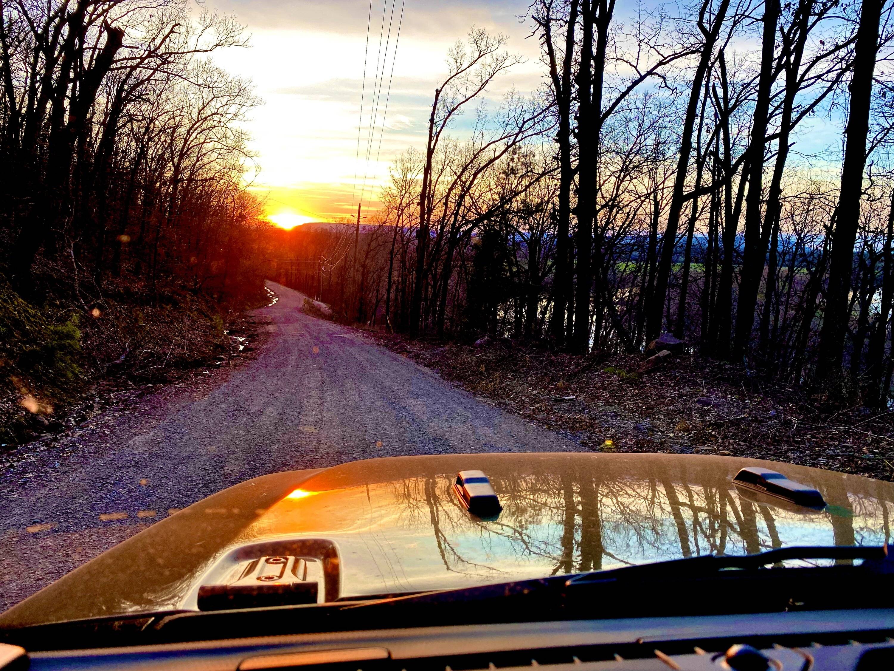 Jeep Wrangler JL Sunset in the Jeep IMG_2693