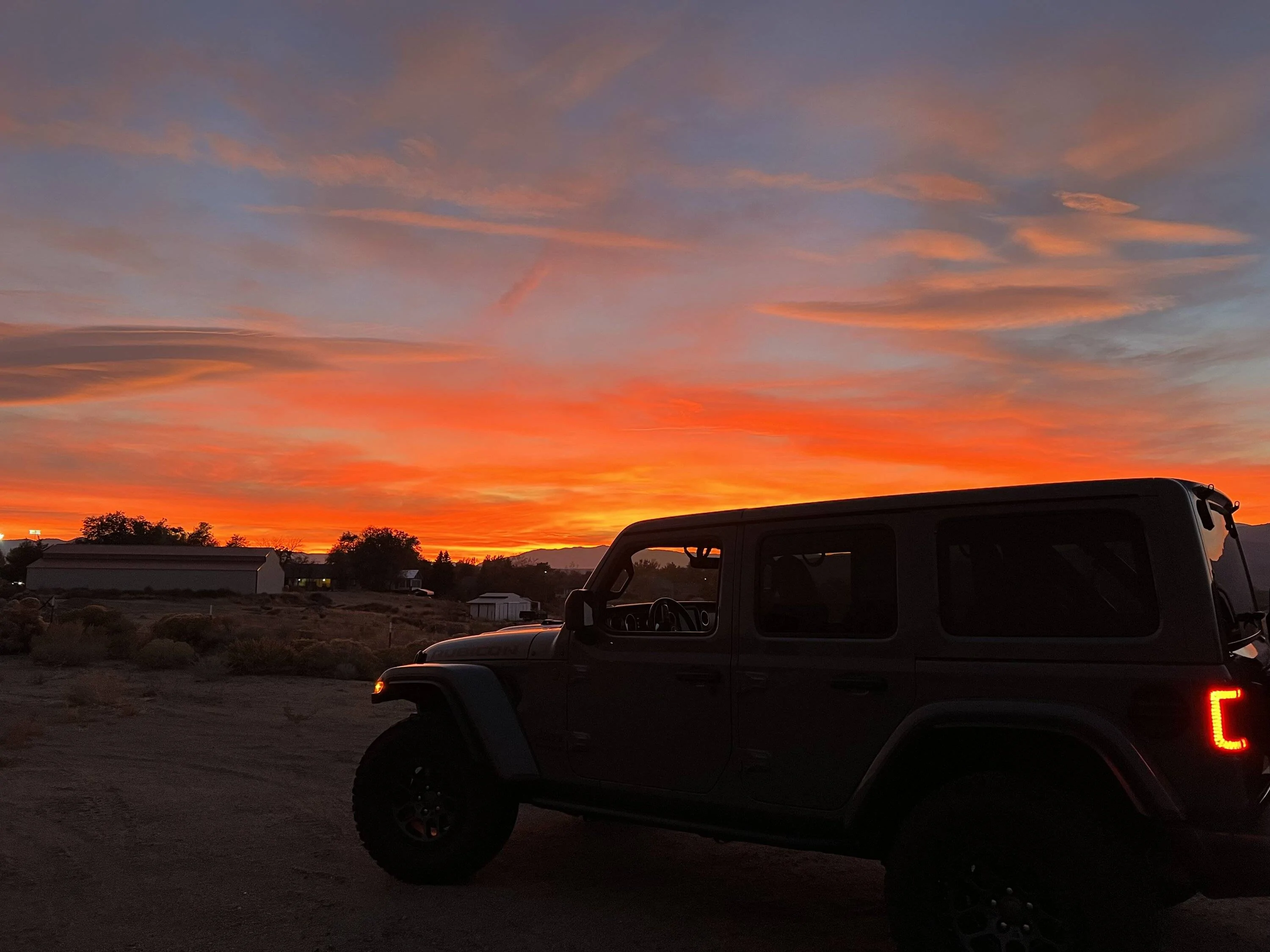 Jeep Wrangler JL Sunset in the Jeep IMG_5028