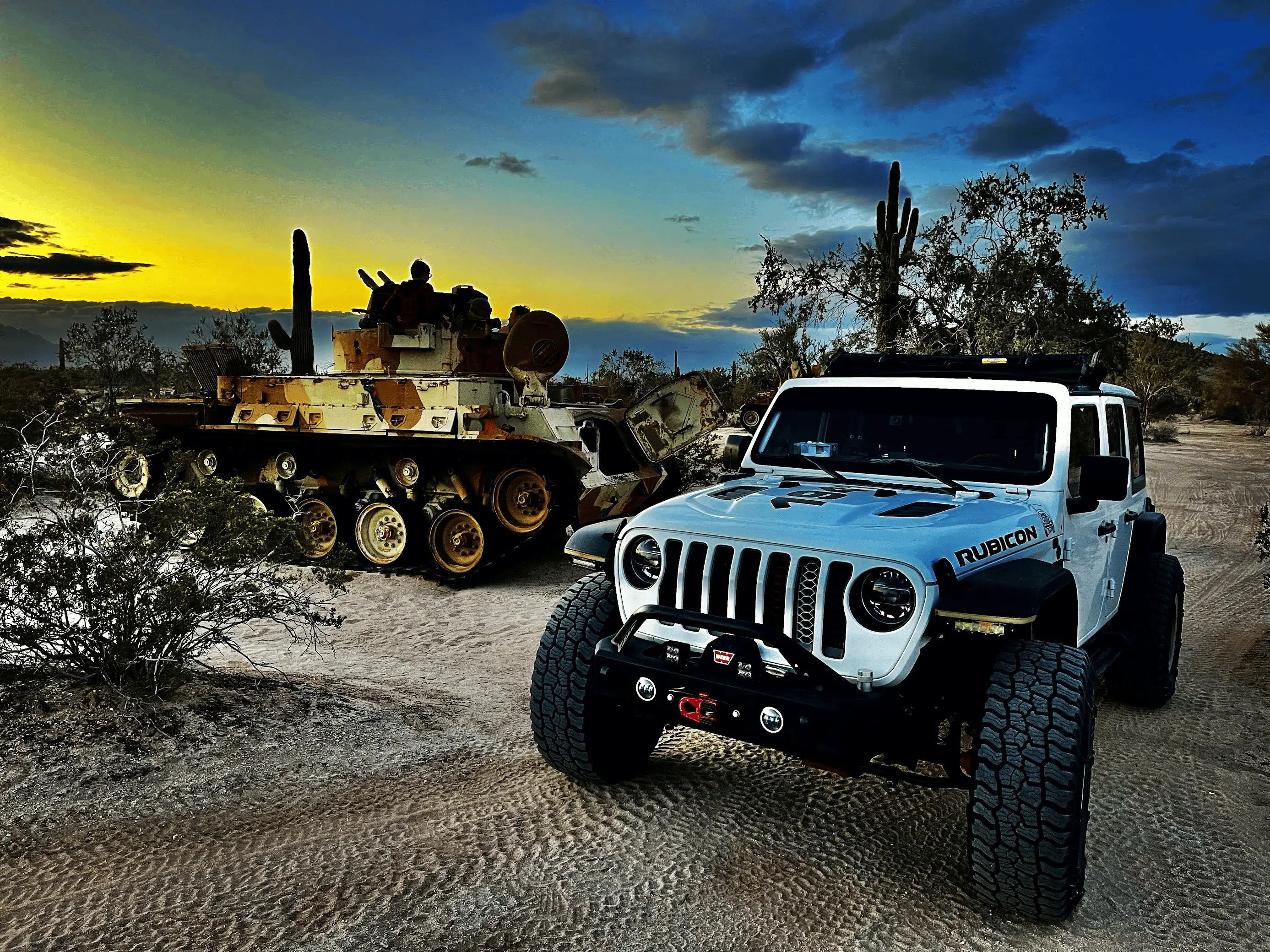 Jeep Wrangler JL Sunset in the Jeep 1686307834930