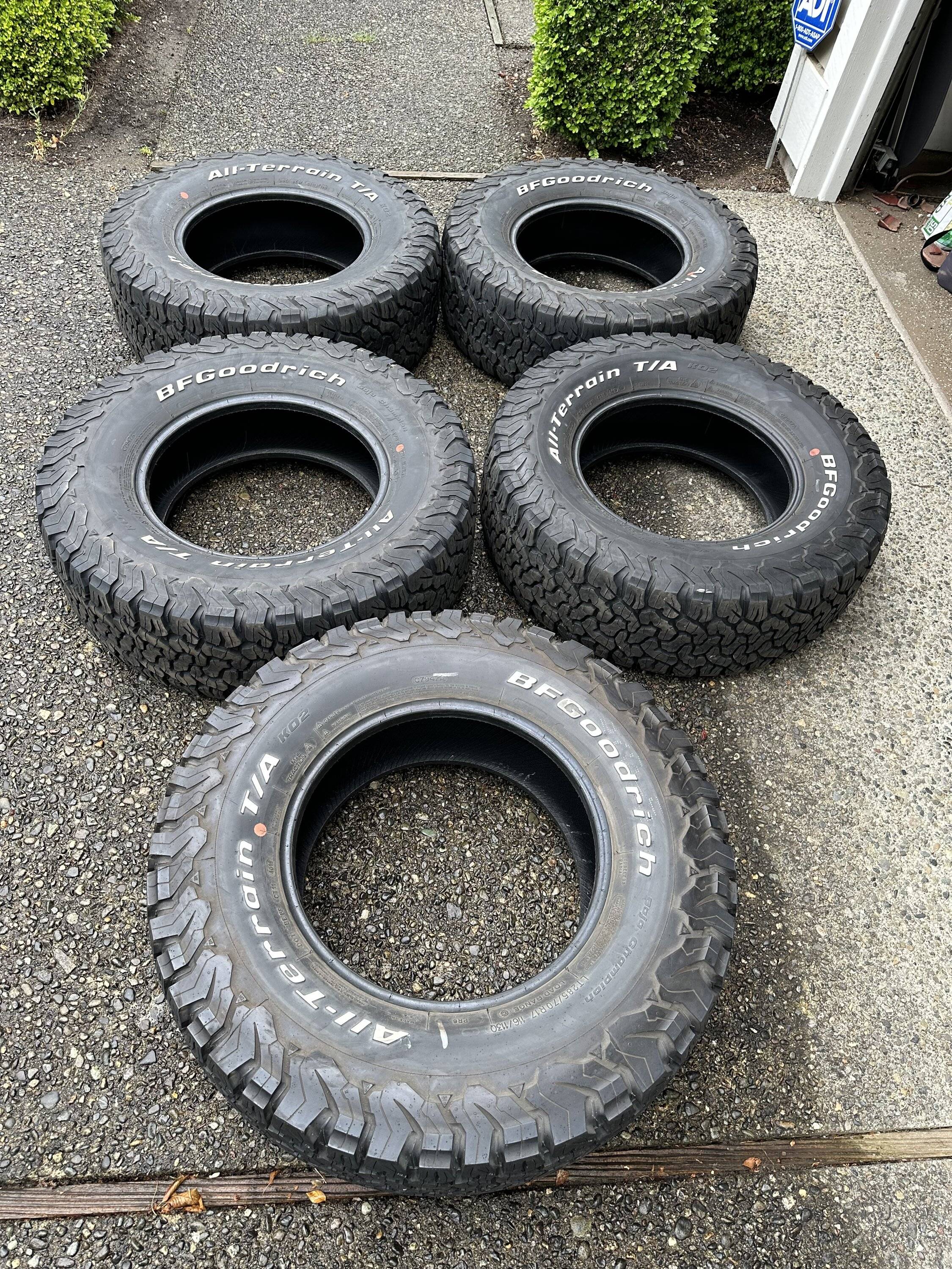 Jeep Wrangler JL 5 BFG K02s, $100 IMG_4673