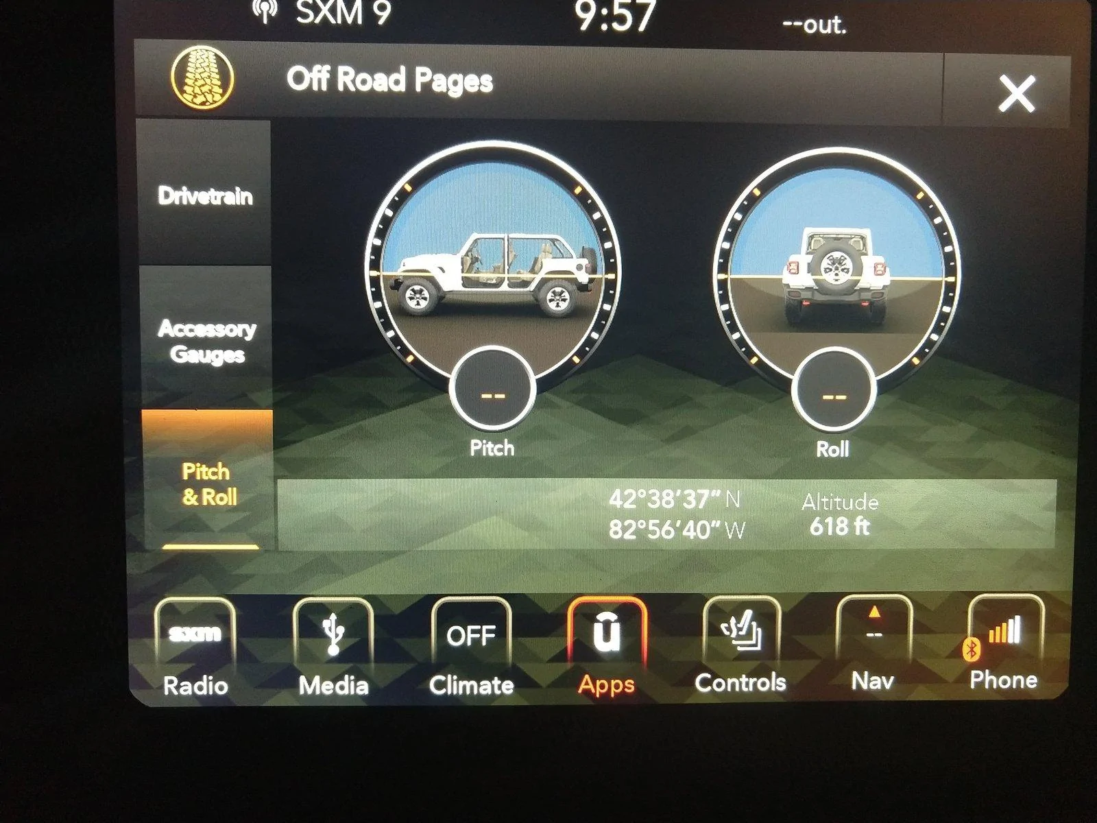 Jeep Wrangler JL Off Road Pages has arrived via OTA software update! IMG_20180812_095743873