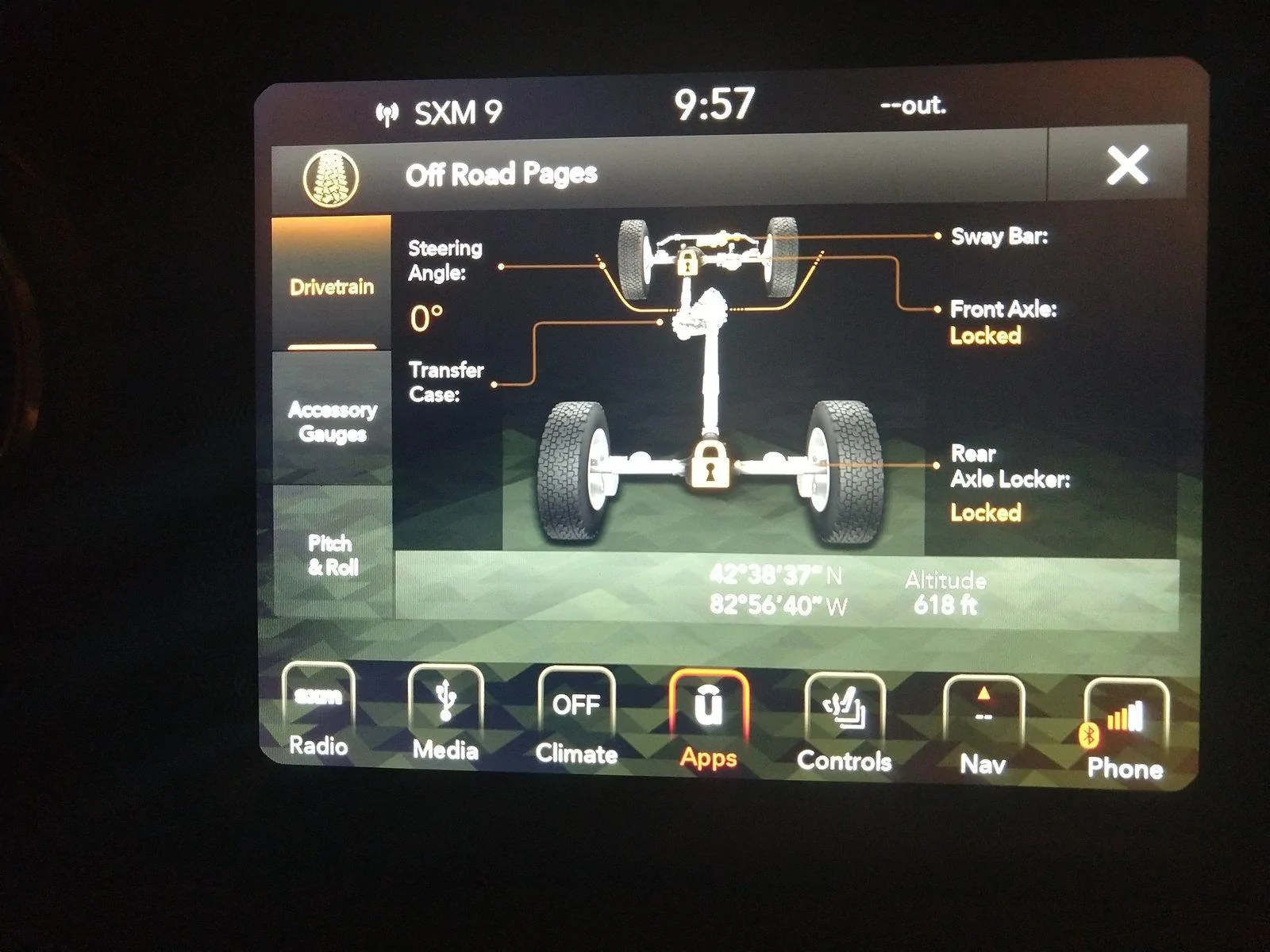 Jeep Wrangler JL Off Road Pages has arrived via OTA software update! IMG_20180812_095730536