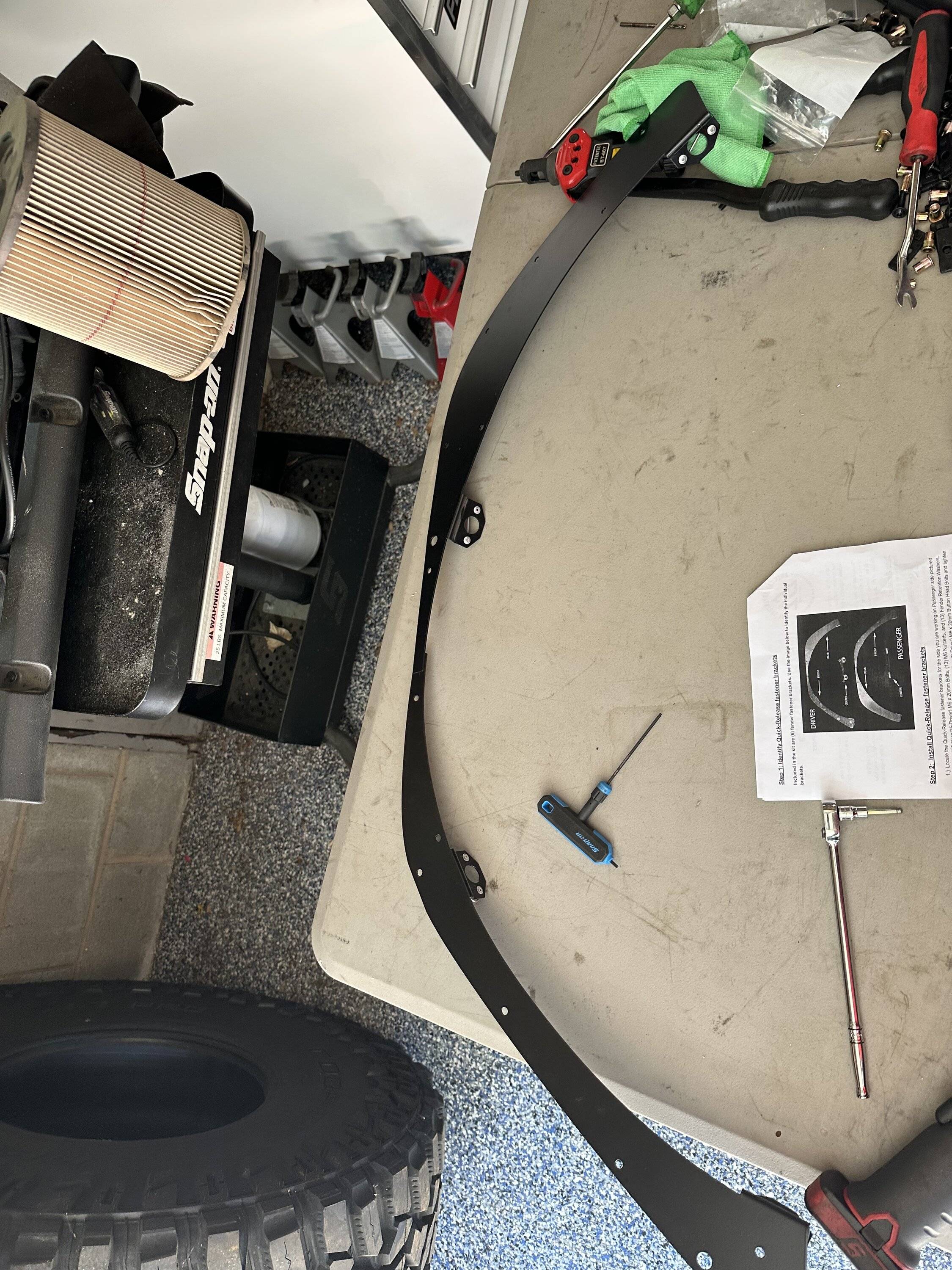 Jeep Wrangler JL AAL Quick Release Fender Liners Install IMG_9597