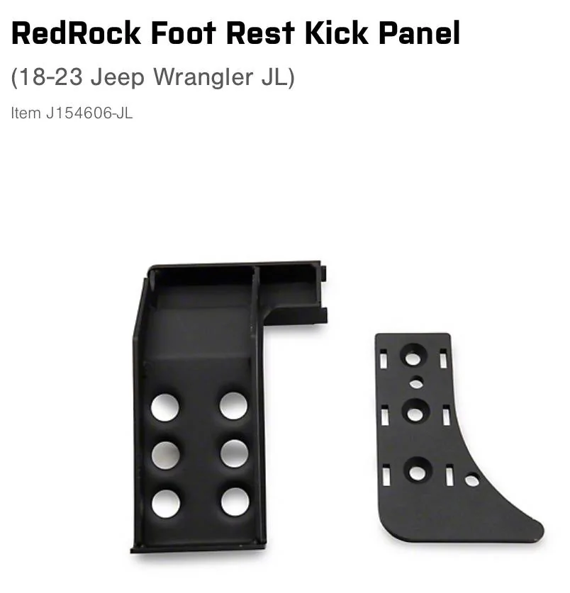 Jeep Wrangler JL Redock Dead Pedal IMG_4313