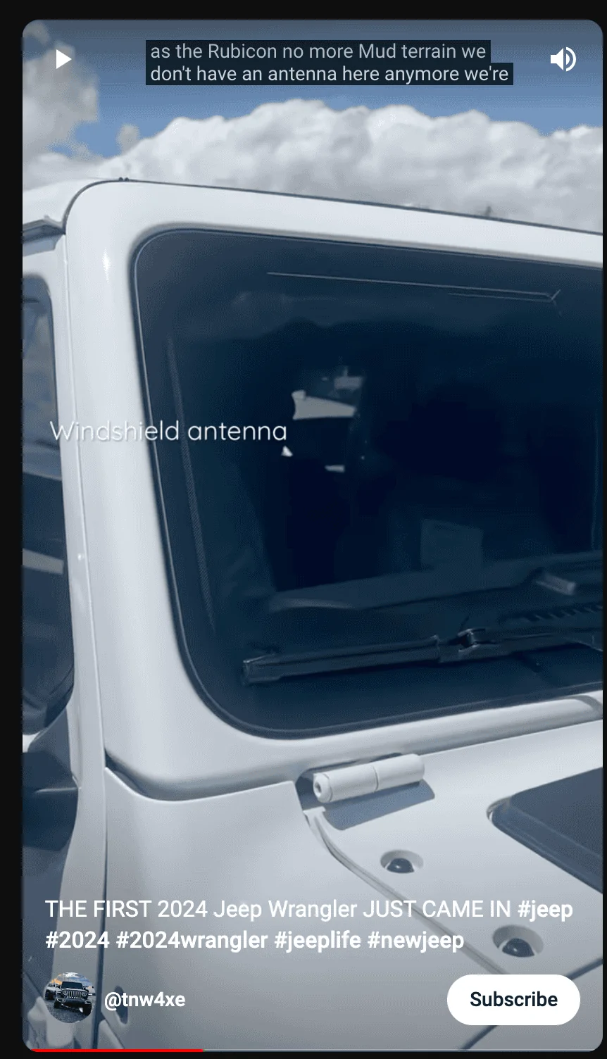 Jeep Wrangler JL 2024 Wrangler antenna in windshield... Screenshot 2023-06-15 at 4.39.24 AM