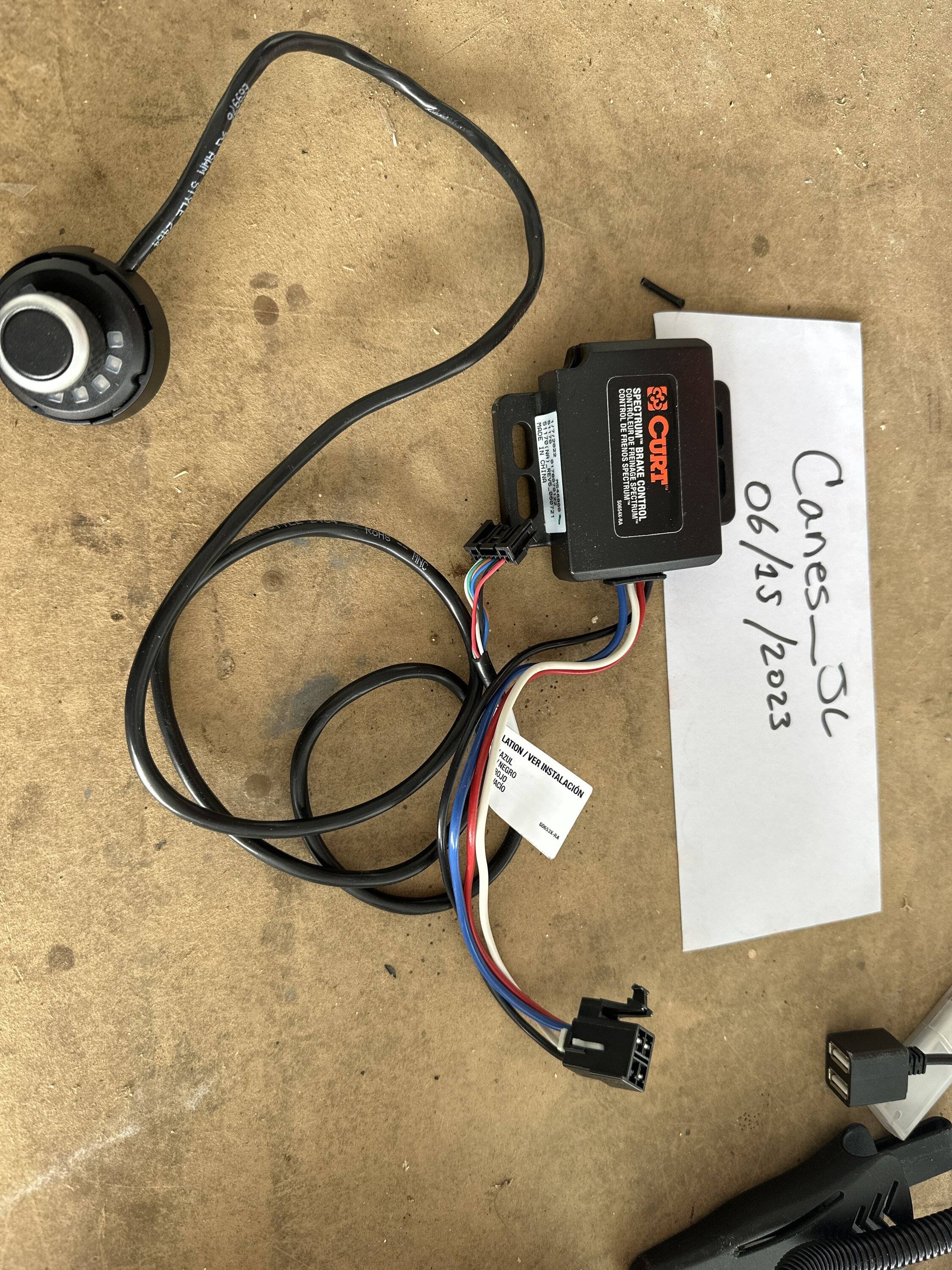 Jeep Wrangler JL Curt Spectrum Brake Controller image
