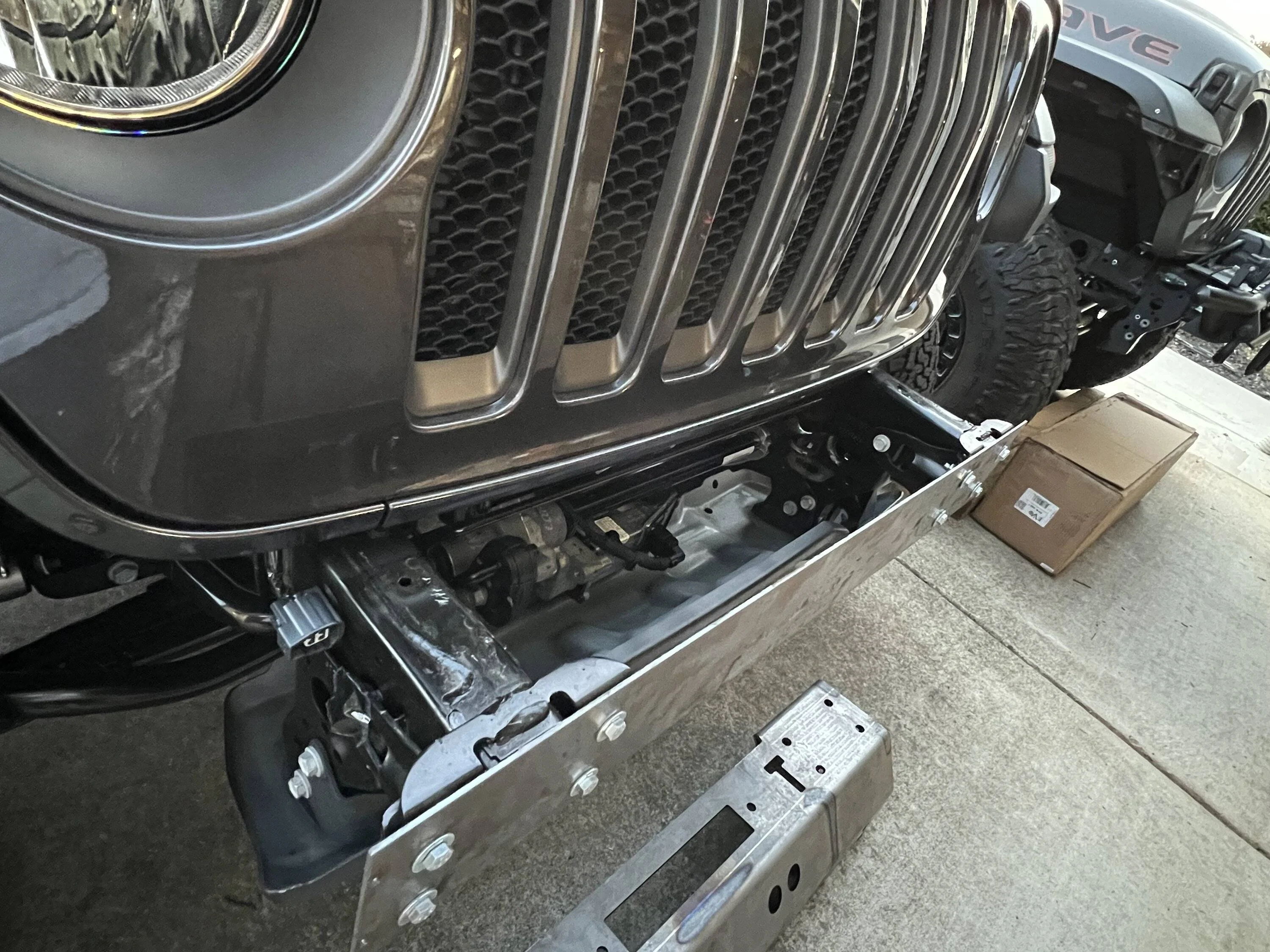 Jeep Wrangler JL DIY stubby front bumper project IMG_4246