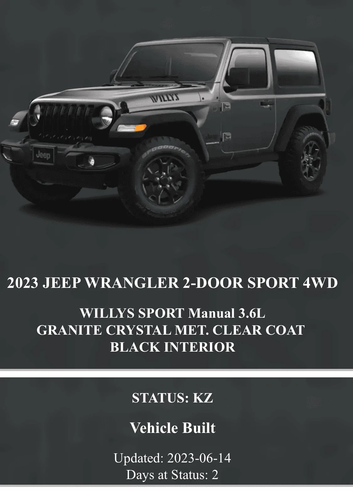 Jeep Wrangler JL 2023 Orders - Check in here 1686921477230