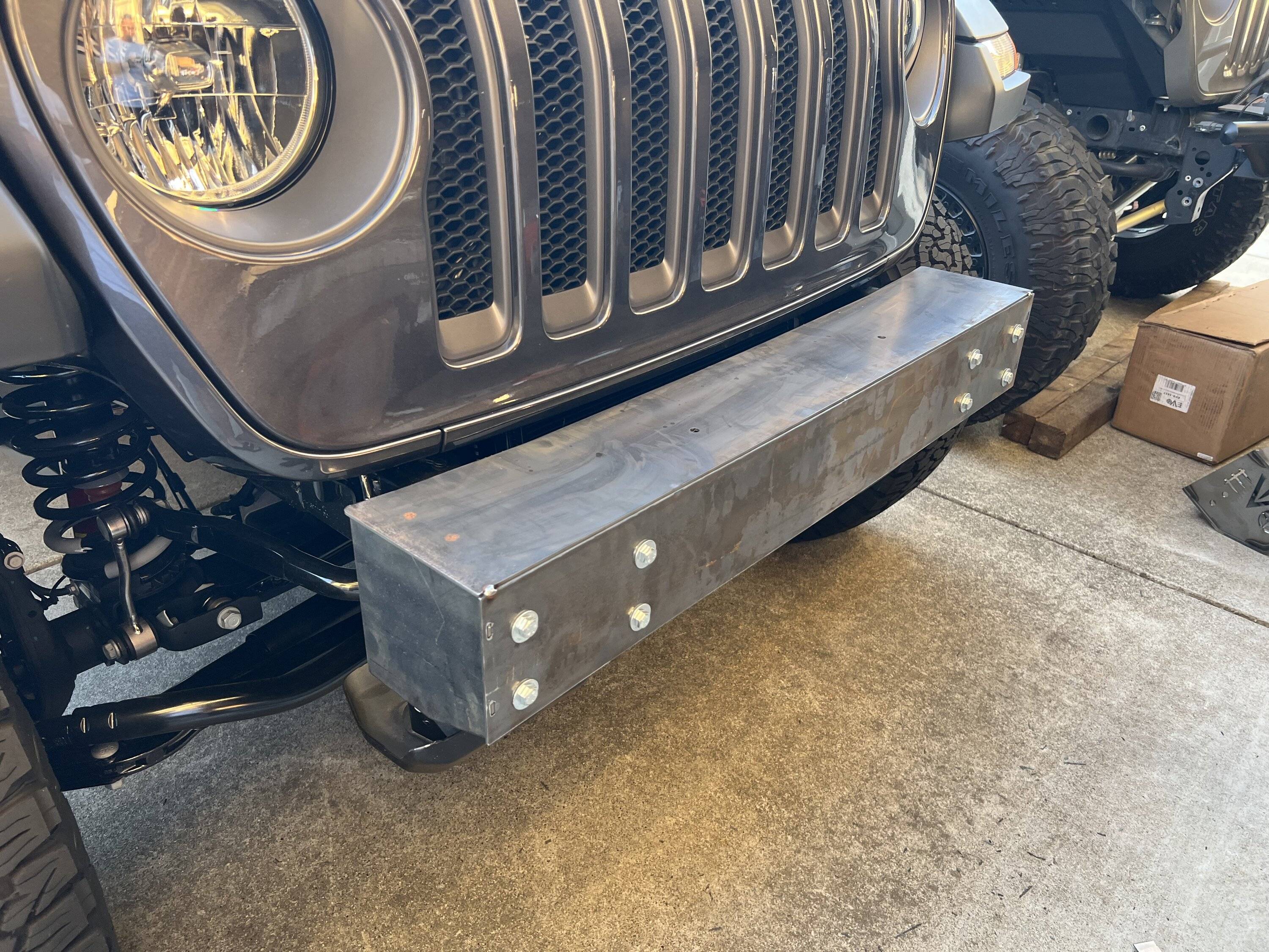 Jeep Wrangler JL DIY stubby front bumper project IMG_4255