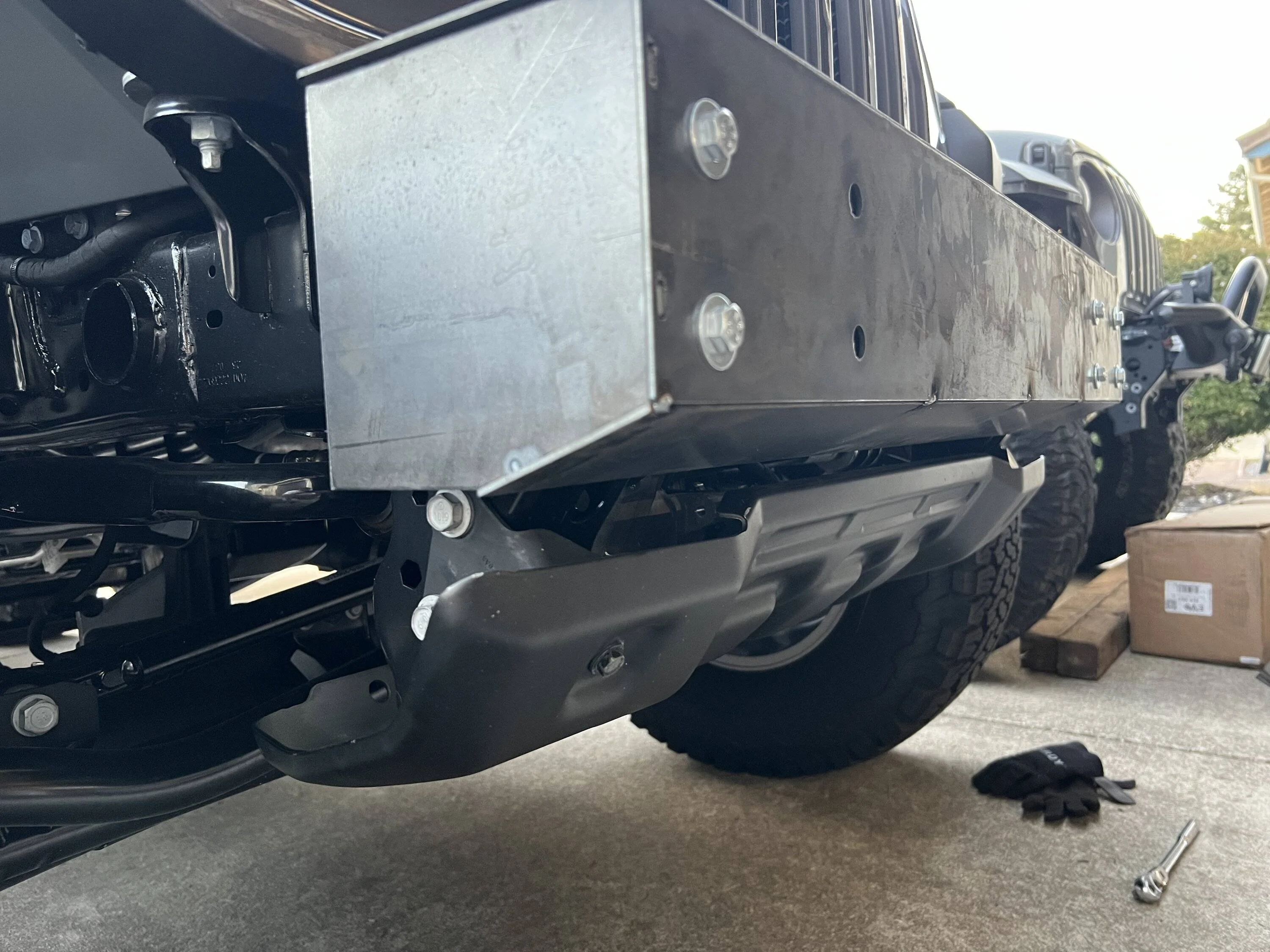 Jeep Wrangler JL DIY stubby front bumper project IMG_4257