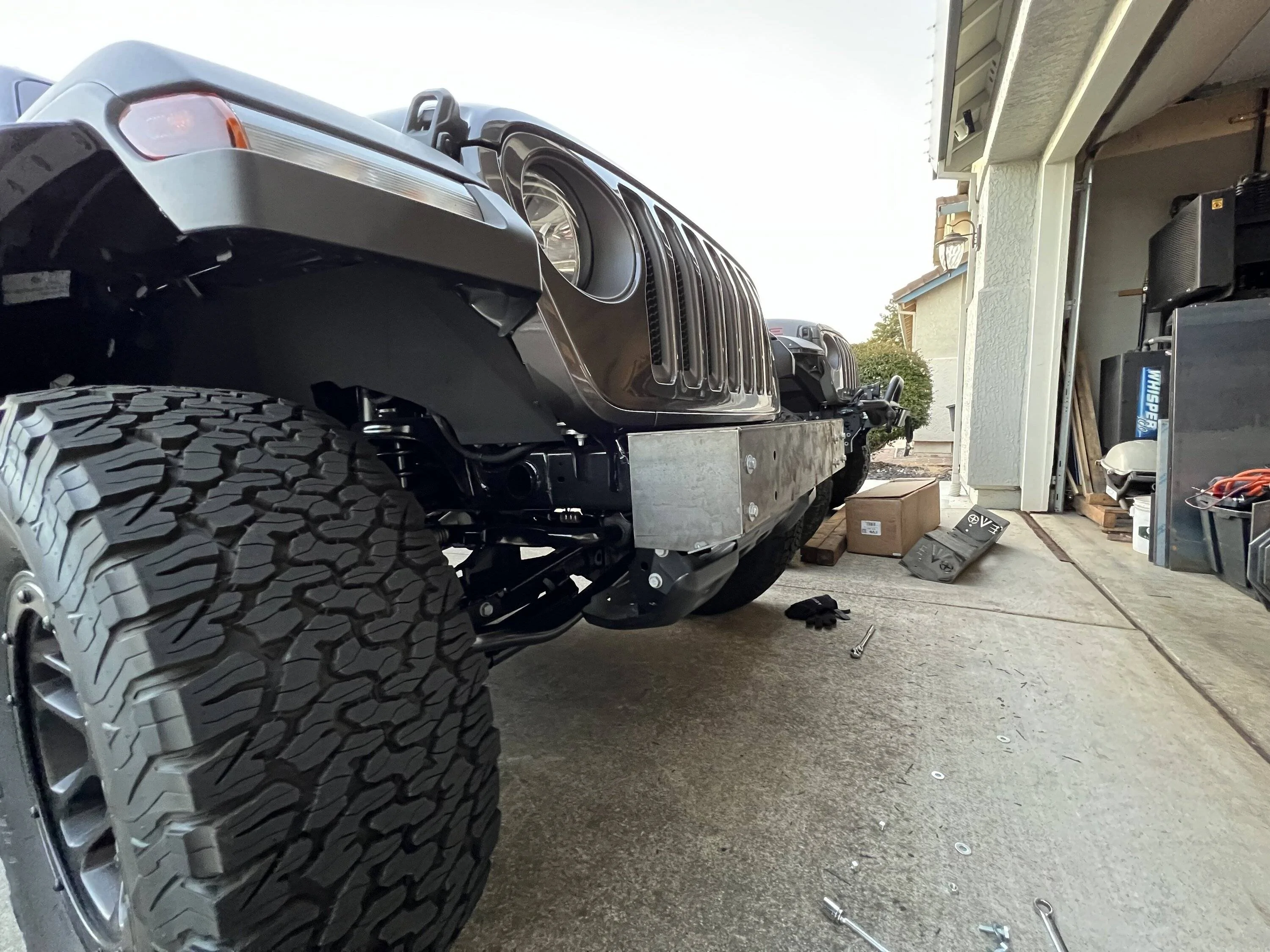 Jeep Wrangler JL DIY stubby front bumper project IMG_4258