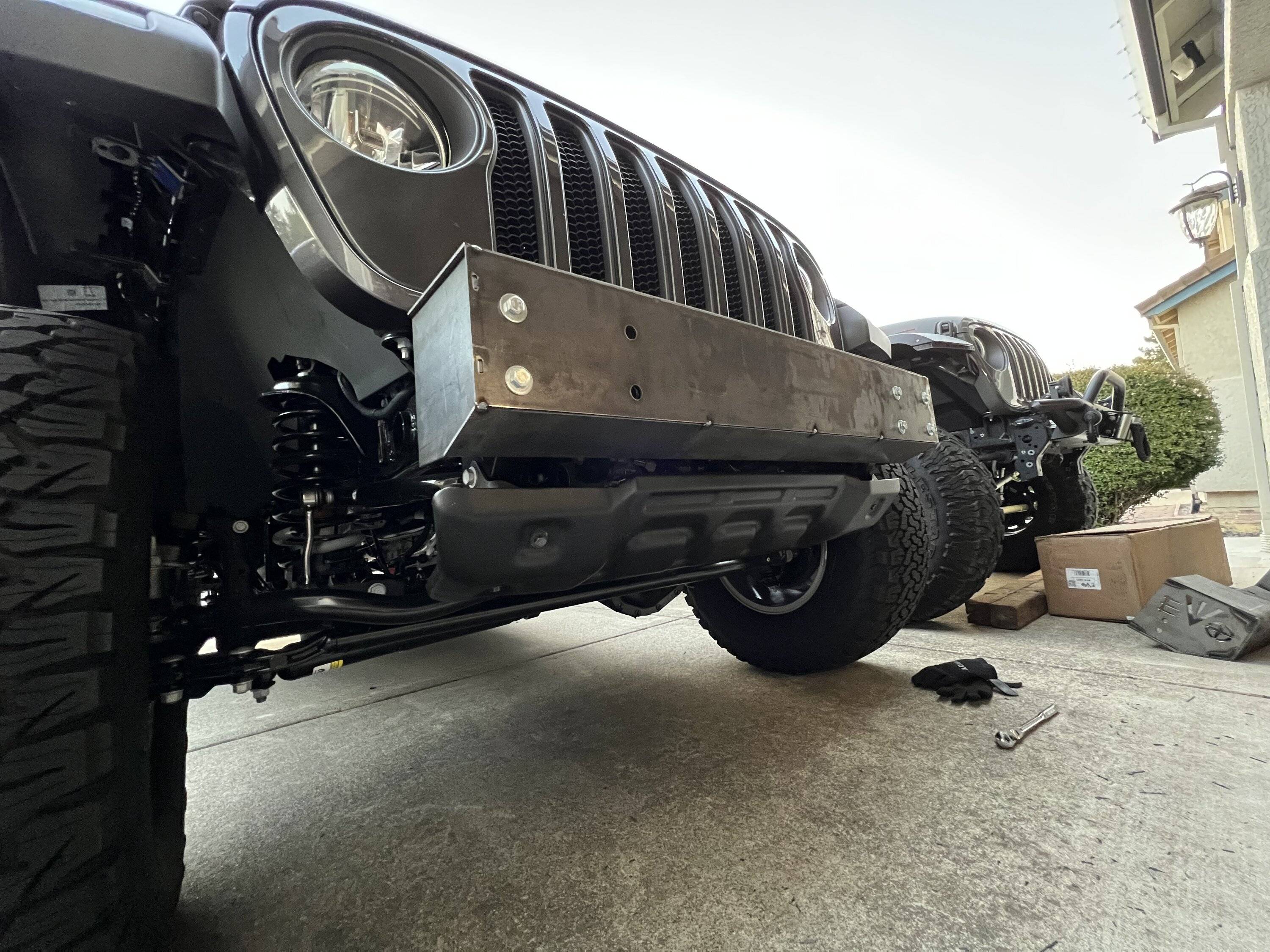 Jeep Wrangler JL DIY stubby front bumper project IMG_4259
