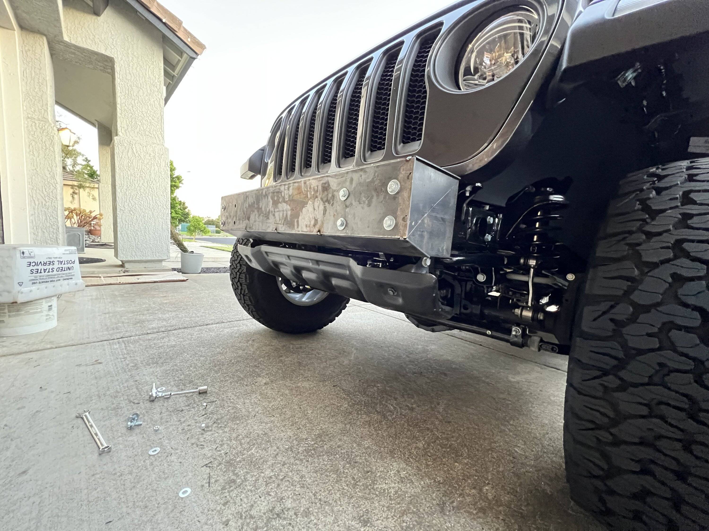Jeep Wrangler JL DIY stubby front bumper project IMG_4260