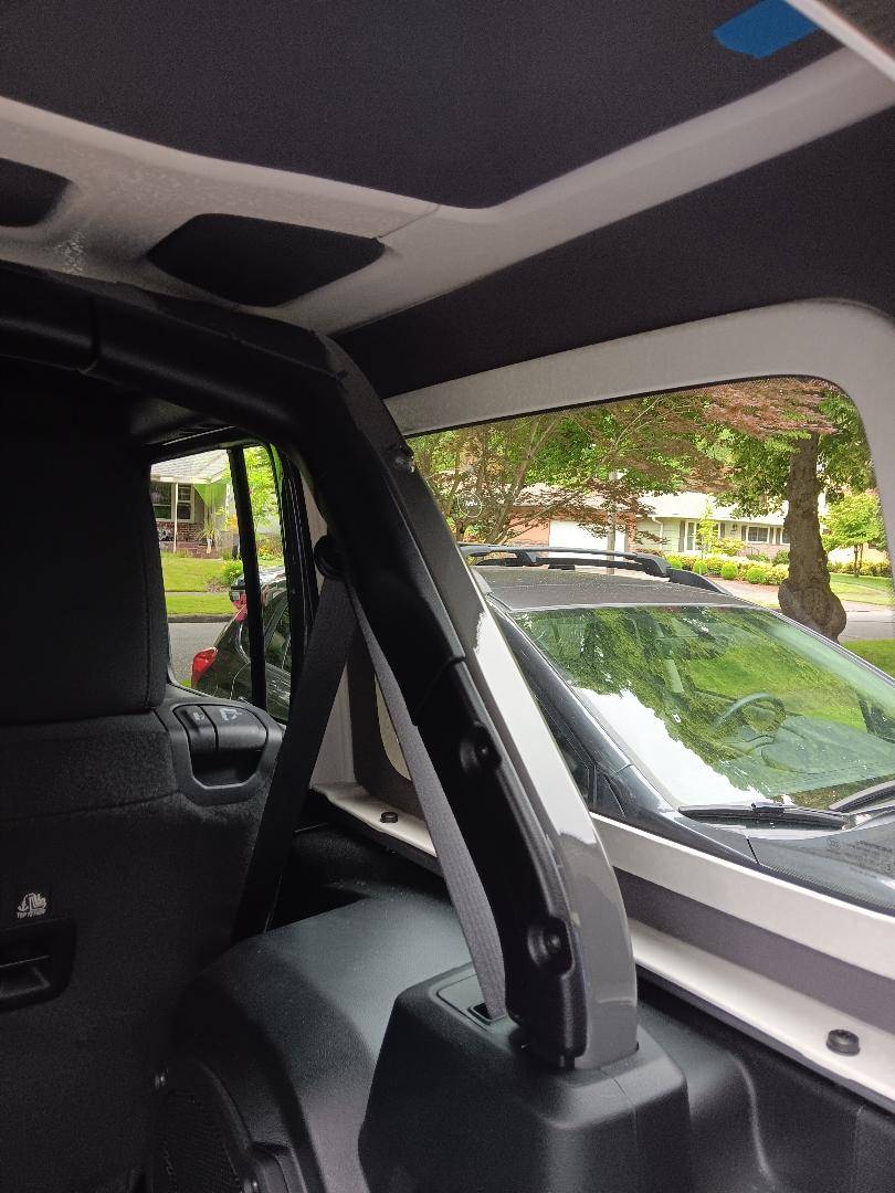 Jeep Wrangler JL Headliner Color Choice JLU headliner.4