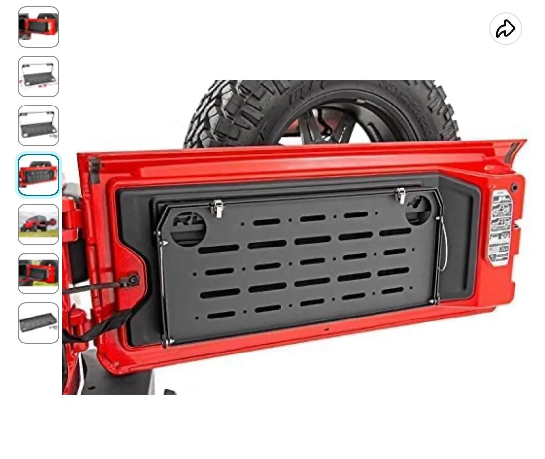 Jeep Wrangler JL Rough Country Folding Table IMG_0081