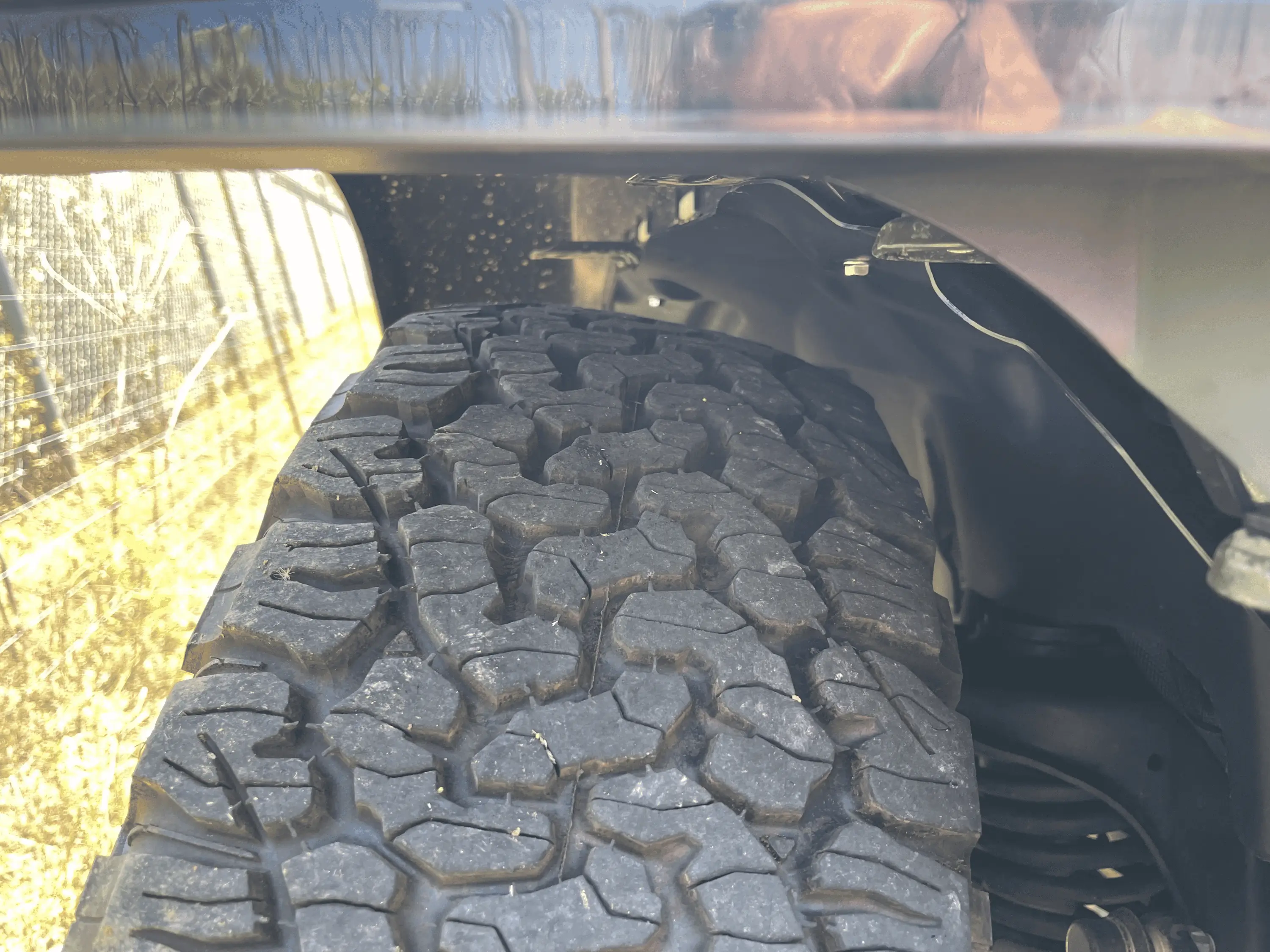 Jeep Wrangler JL Front mudflaps after fender chop? 1687284918749