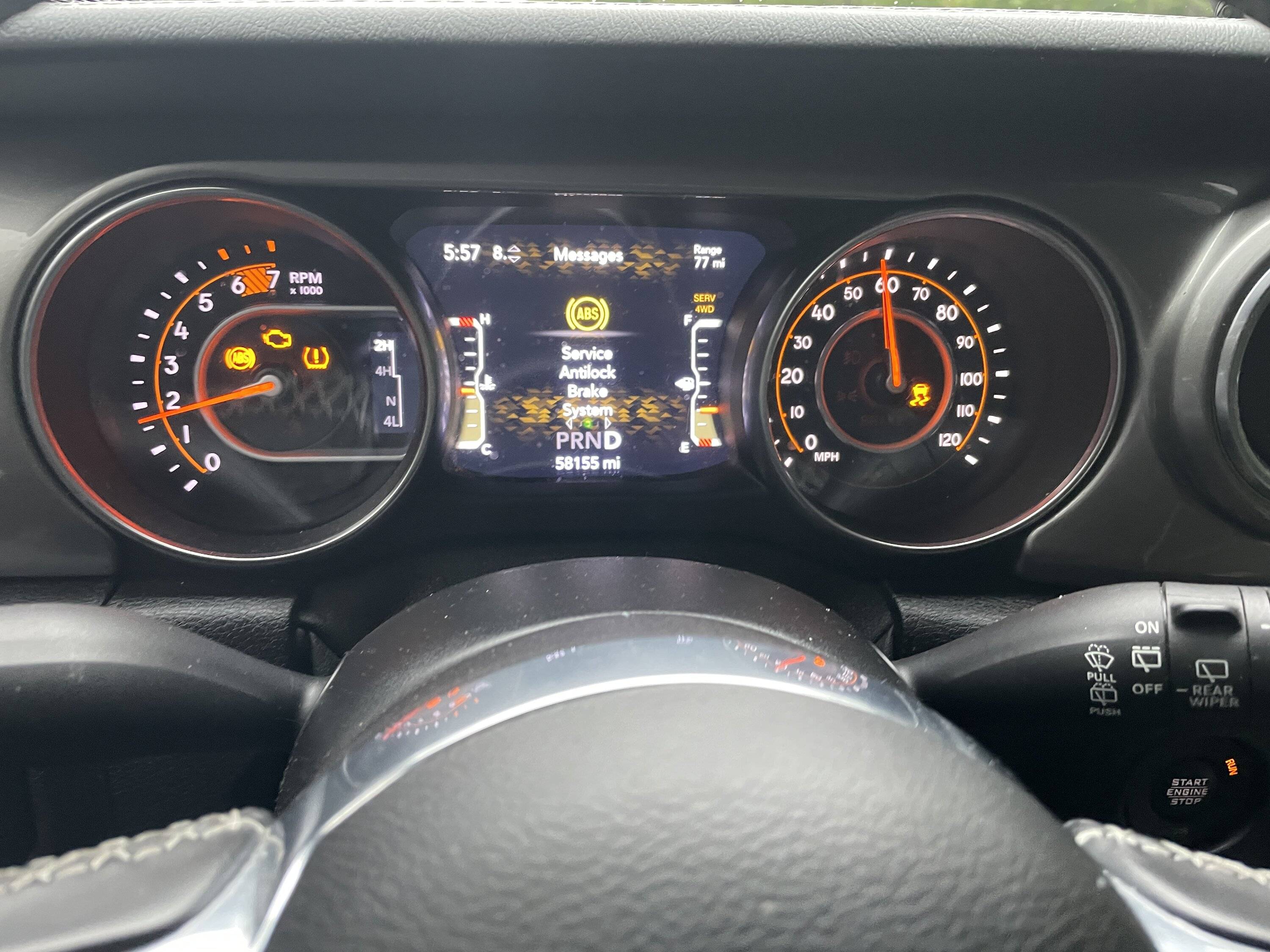 Jeep Wrangler JL Couple warning lights came on? IMG_7892