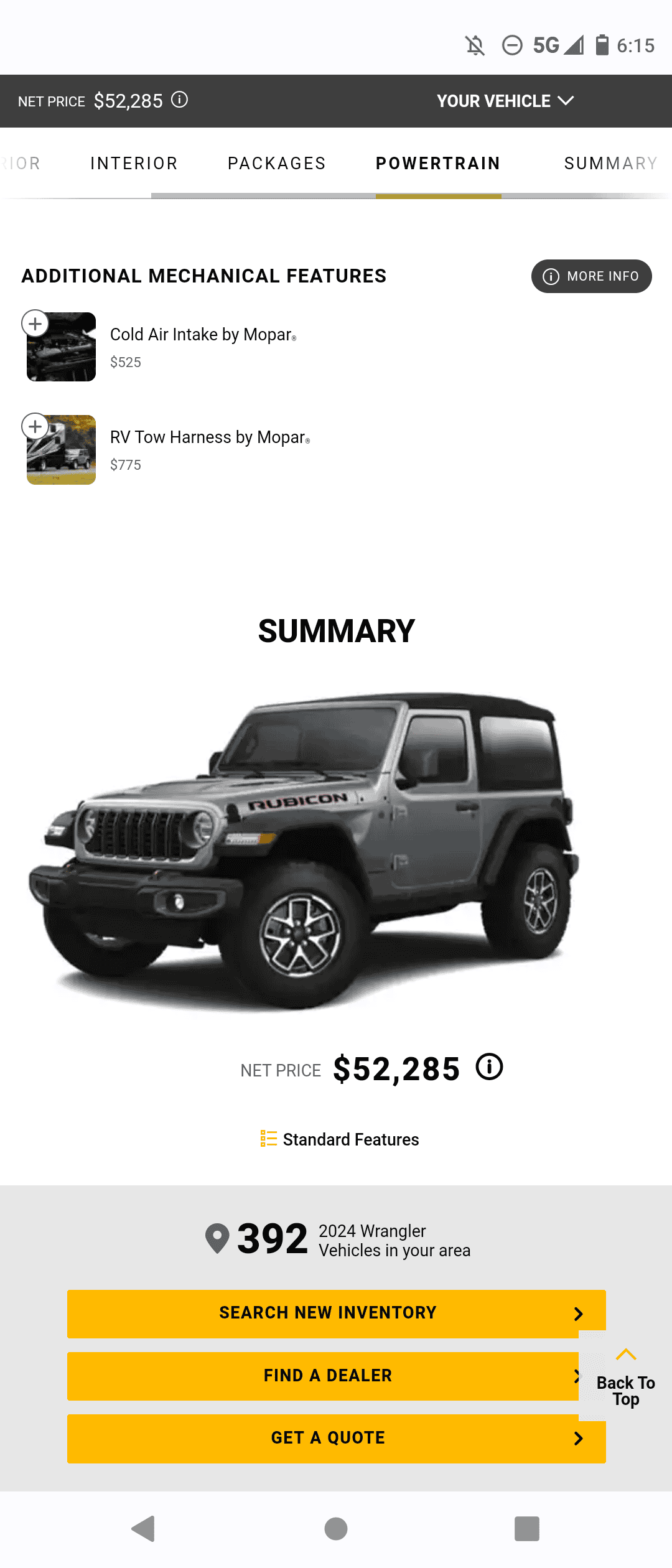 Jeep Wrangler JL What!!! No more V6 with Auto? Screenshot_20230625-181526