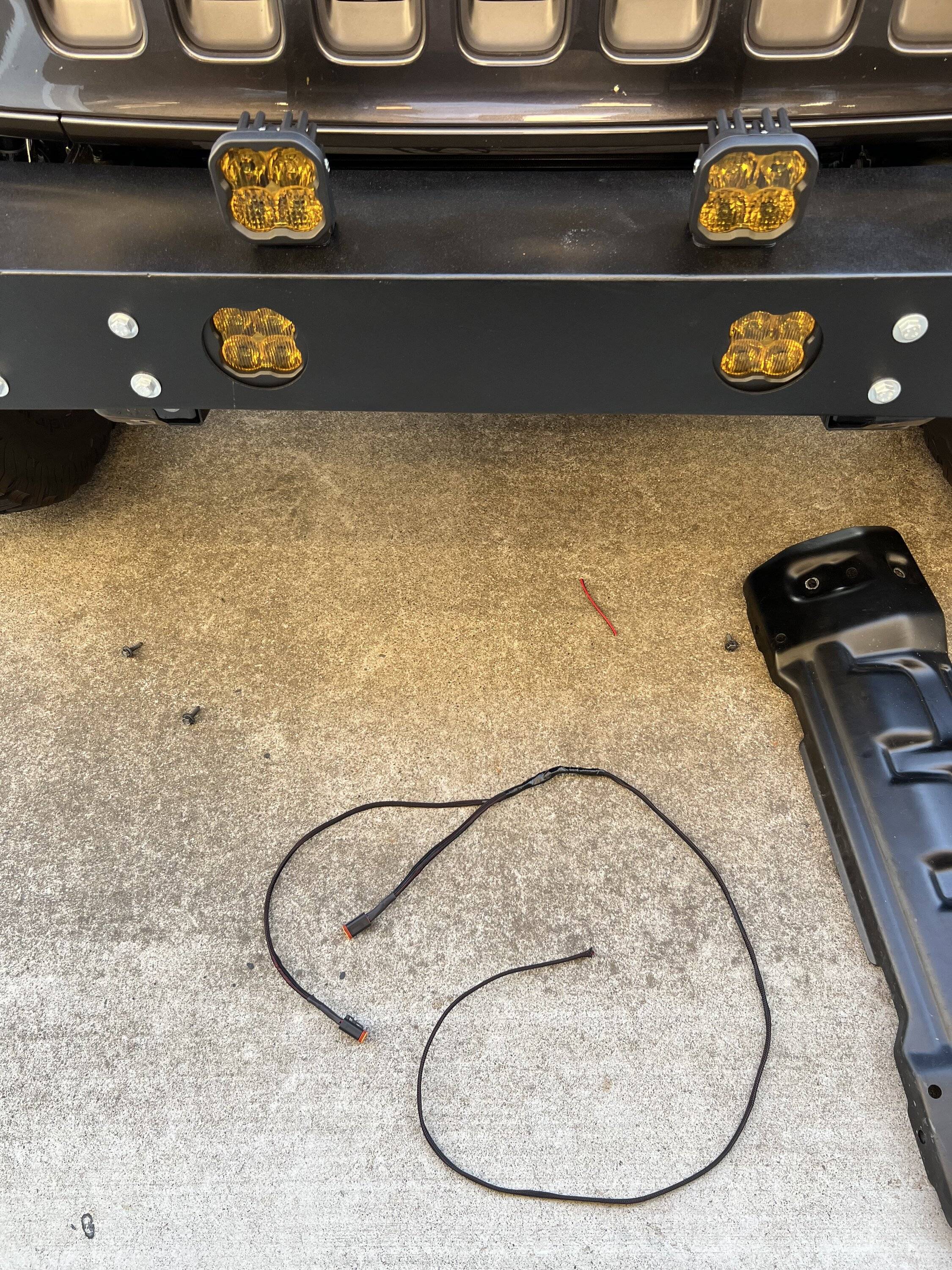 Jeep Wrangler JL DIY stubby front bumper project IMG_4451