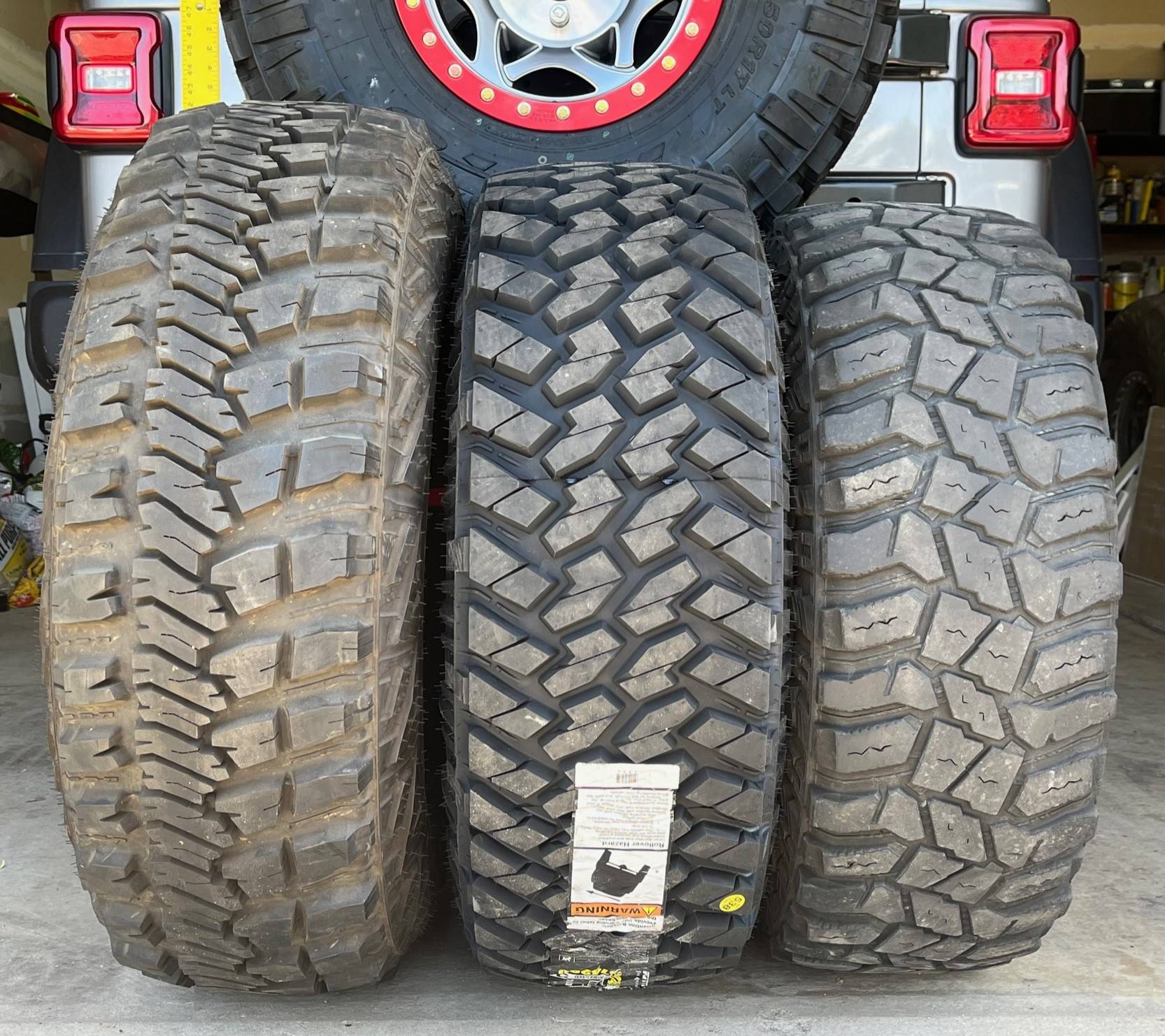 Jeep Wrangler JL CO Ketchup Build Tire Comparison