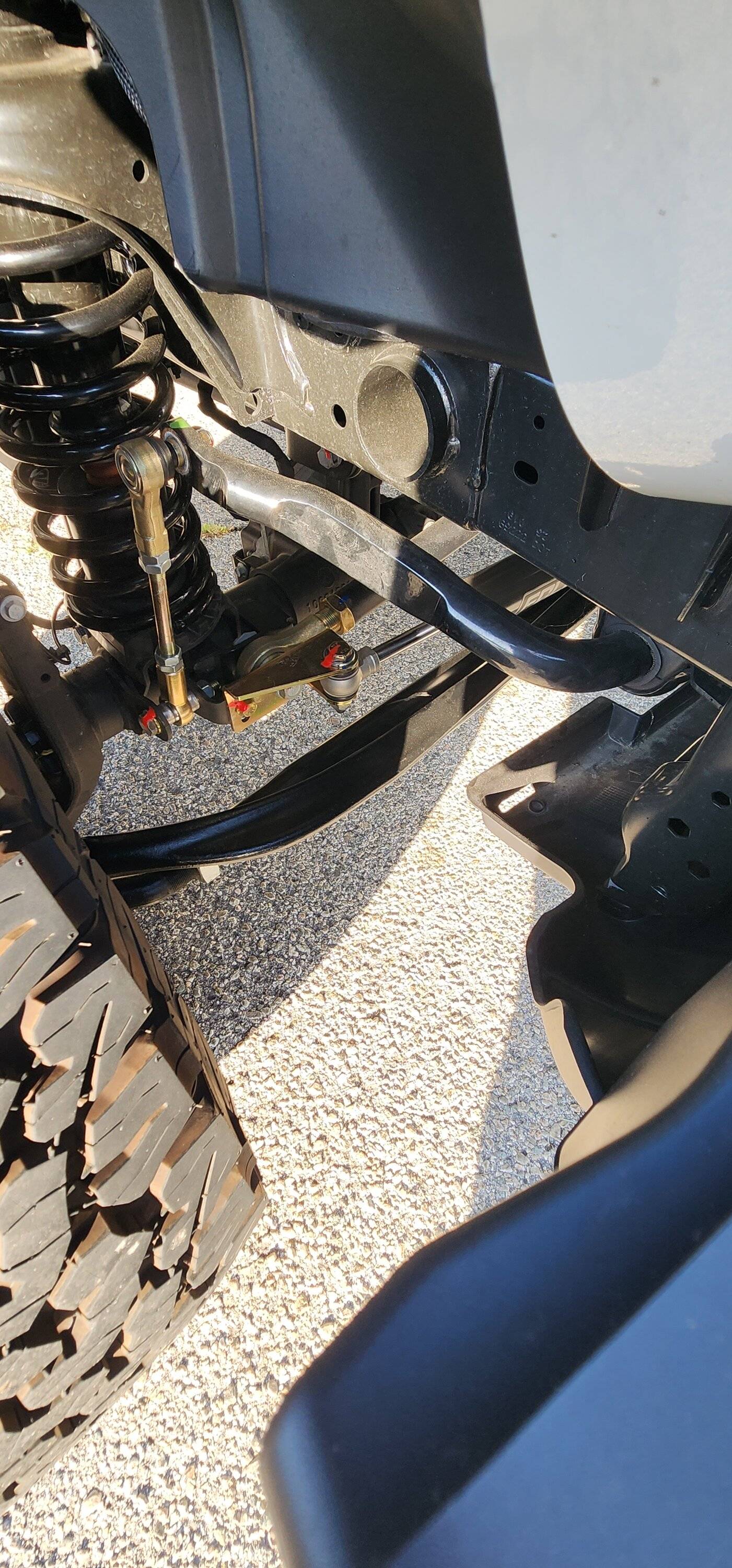 Jeep Wrangler JL New suspension installed - steering "thump" 20230630_181833
