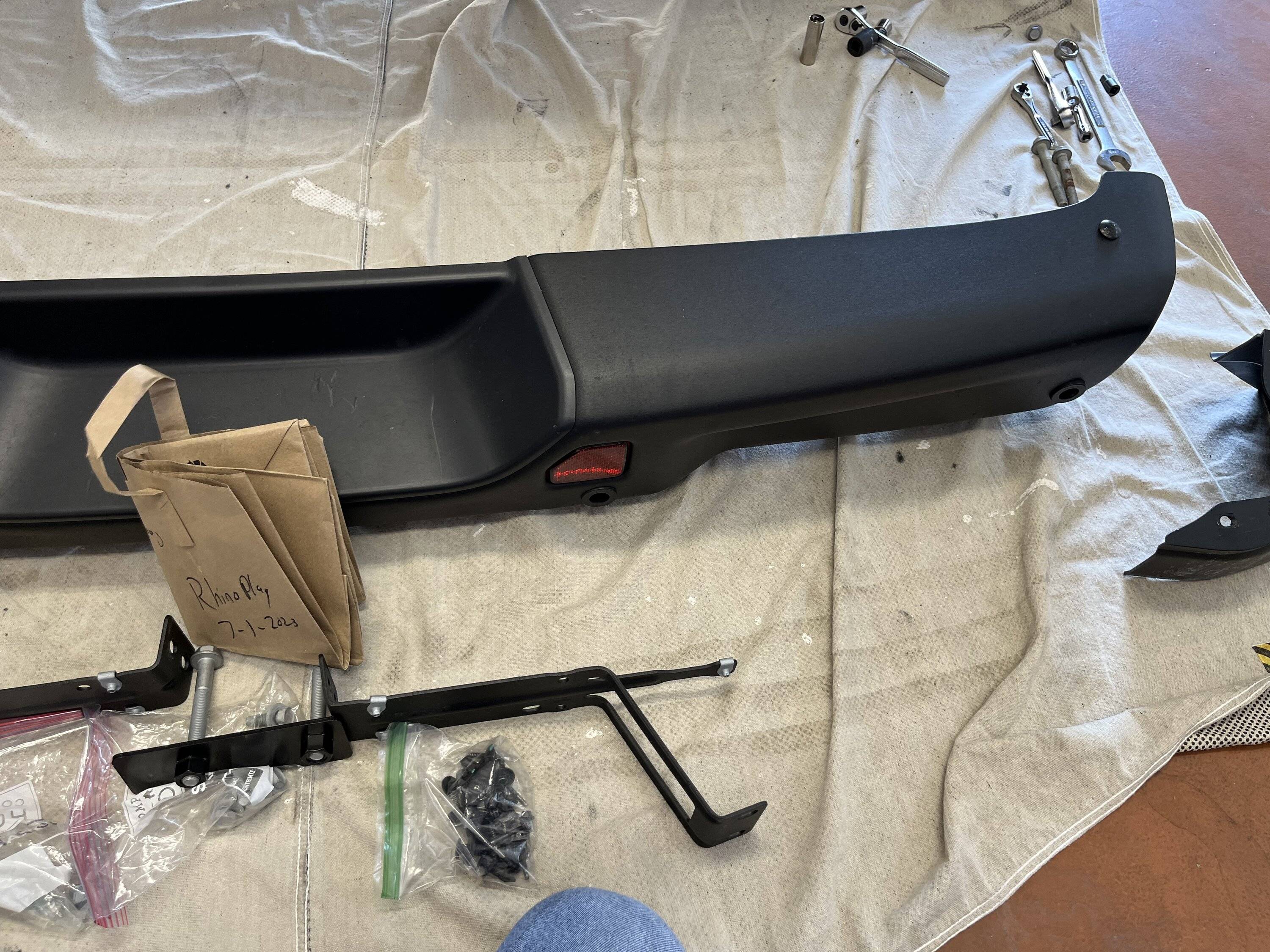 Jeep Wrangler JL Steel rear bumper IMG_3280